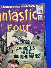 Fantastic Four #45 (1965) - VG+ (4.5) - 1st Inhumans