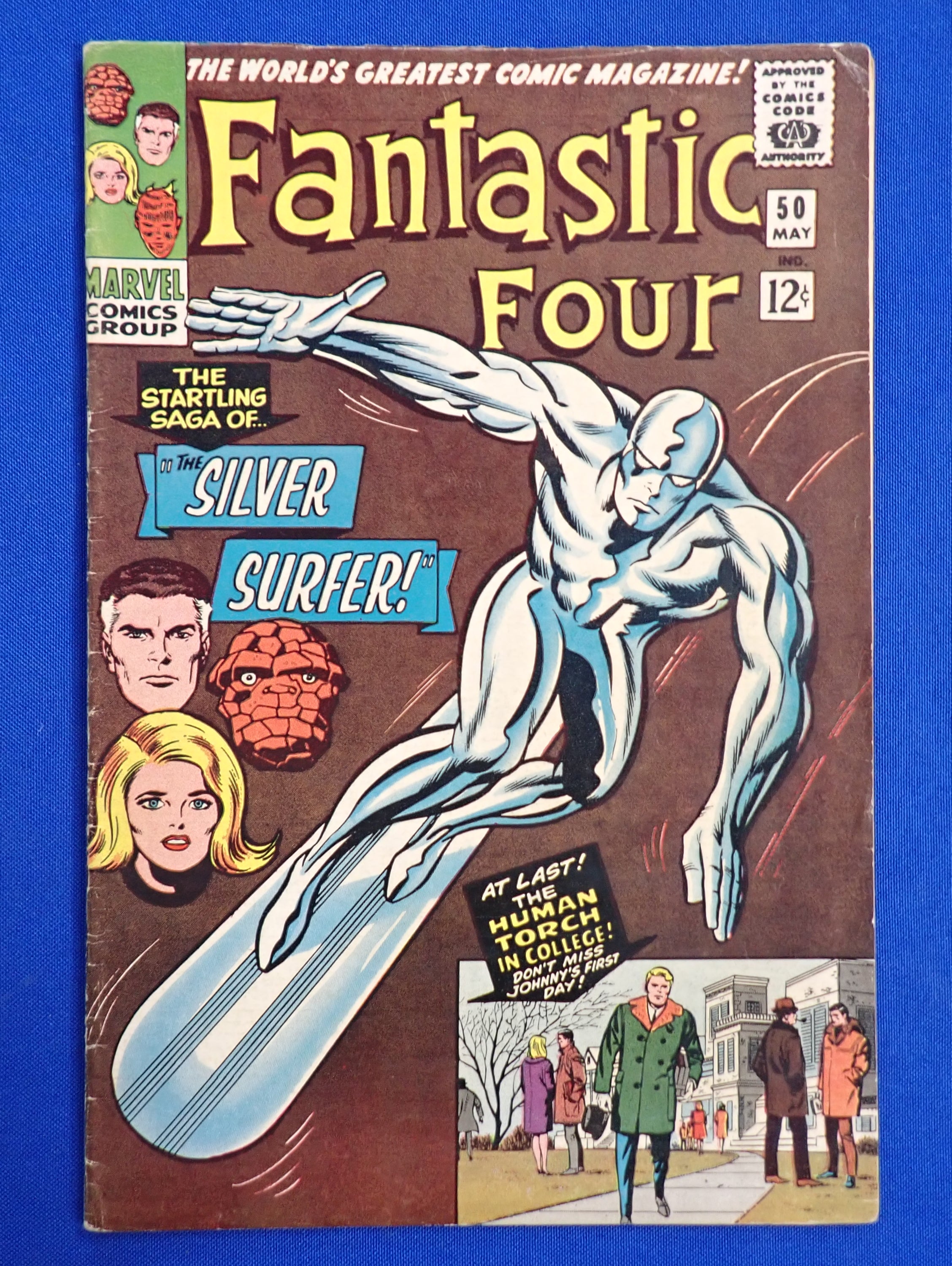 Fantastic Four #50 (1966) - VG+ (4.5) - Iconic Kirby Cover