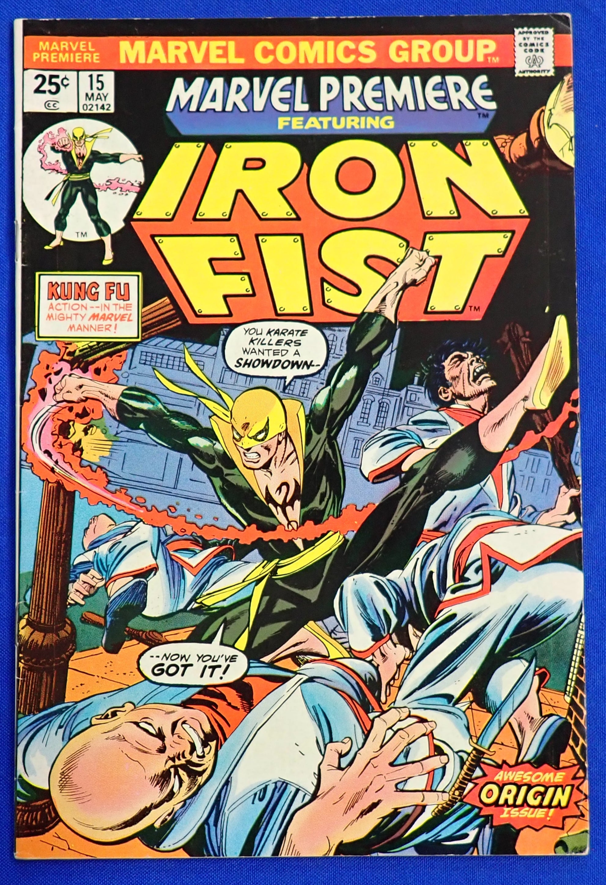 Marvel Premiere #15 (1974) - VF (8.0) - 1st Iron Fist – Infinity Flux