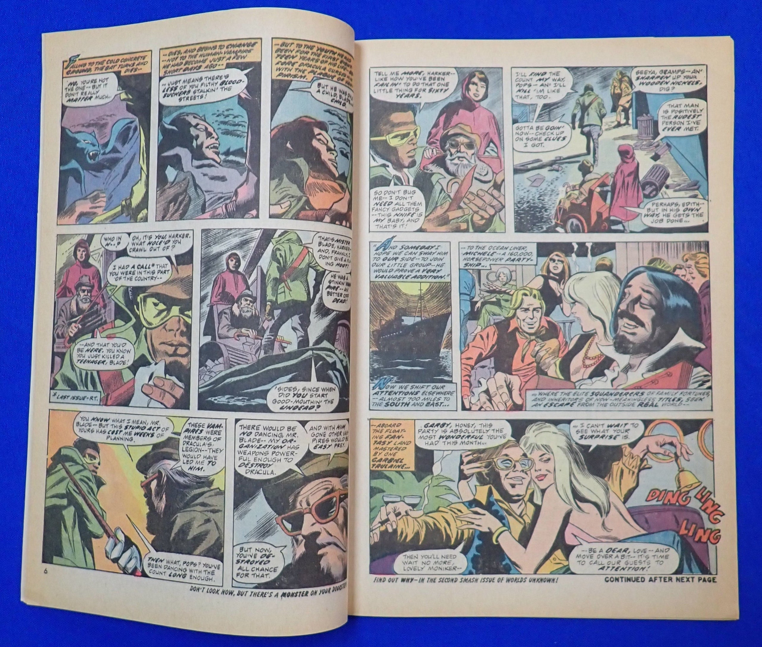 Tomb of Dracula #10 (1973) - FN/VF (7.0) - 1st Blade