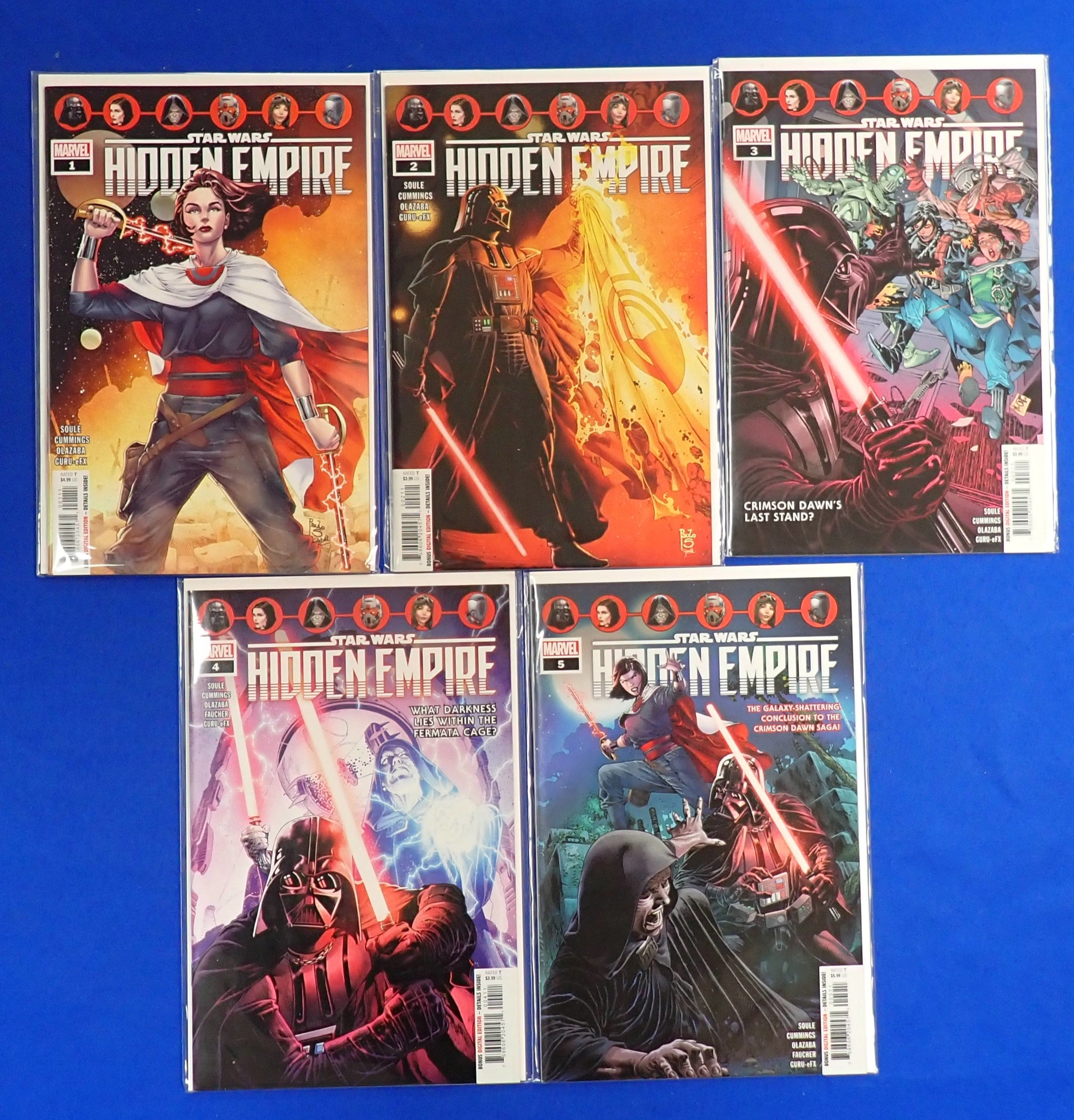 Star Wars Lot of 5 Mini Series! 21 Comics!