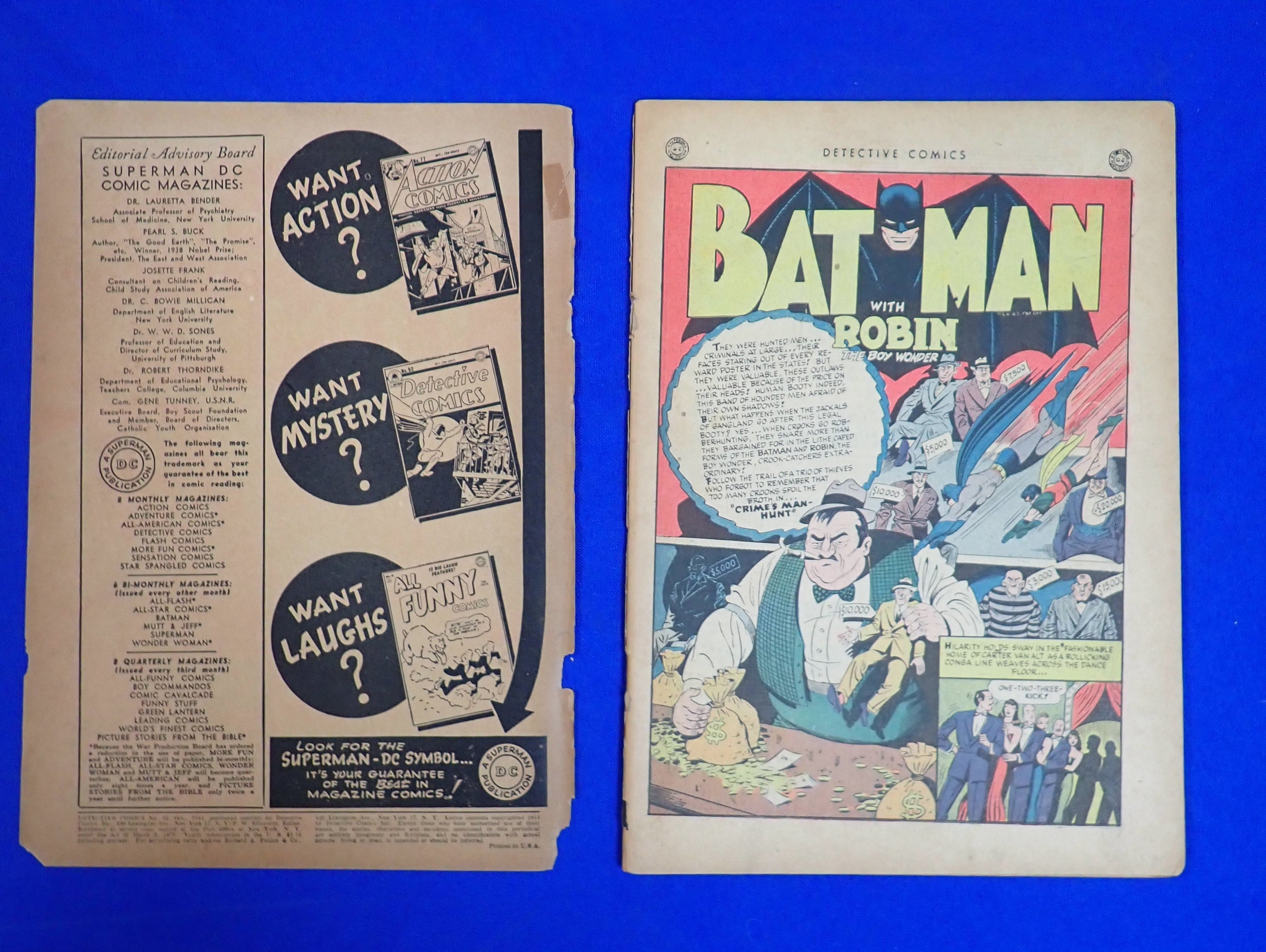 Detective Comics #92 (1944) - FR/GD (1.5)