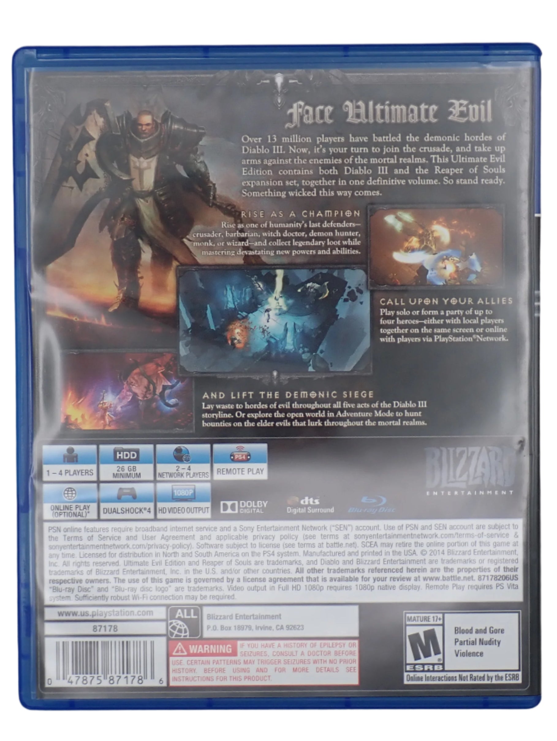 Diablo III Reaper of Souls - PS4