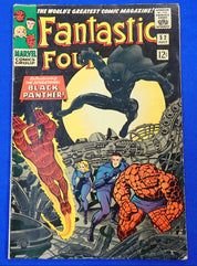 Fantastic Four #52 (1966) - VG/FN (5.0) - 1st Black Panther