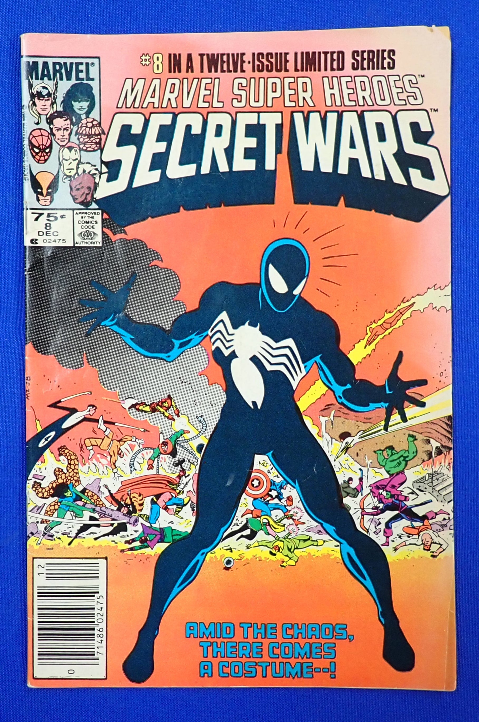 Marvel Super Heroes Secret Wars #8 (1984) - VG- (3.5) - 1st Black Suit & Mark Jeweler Variant
