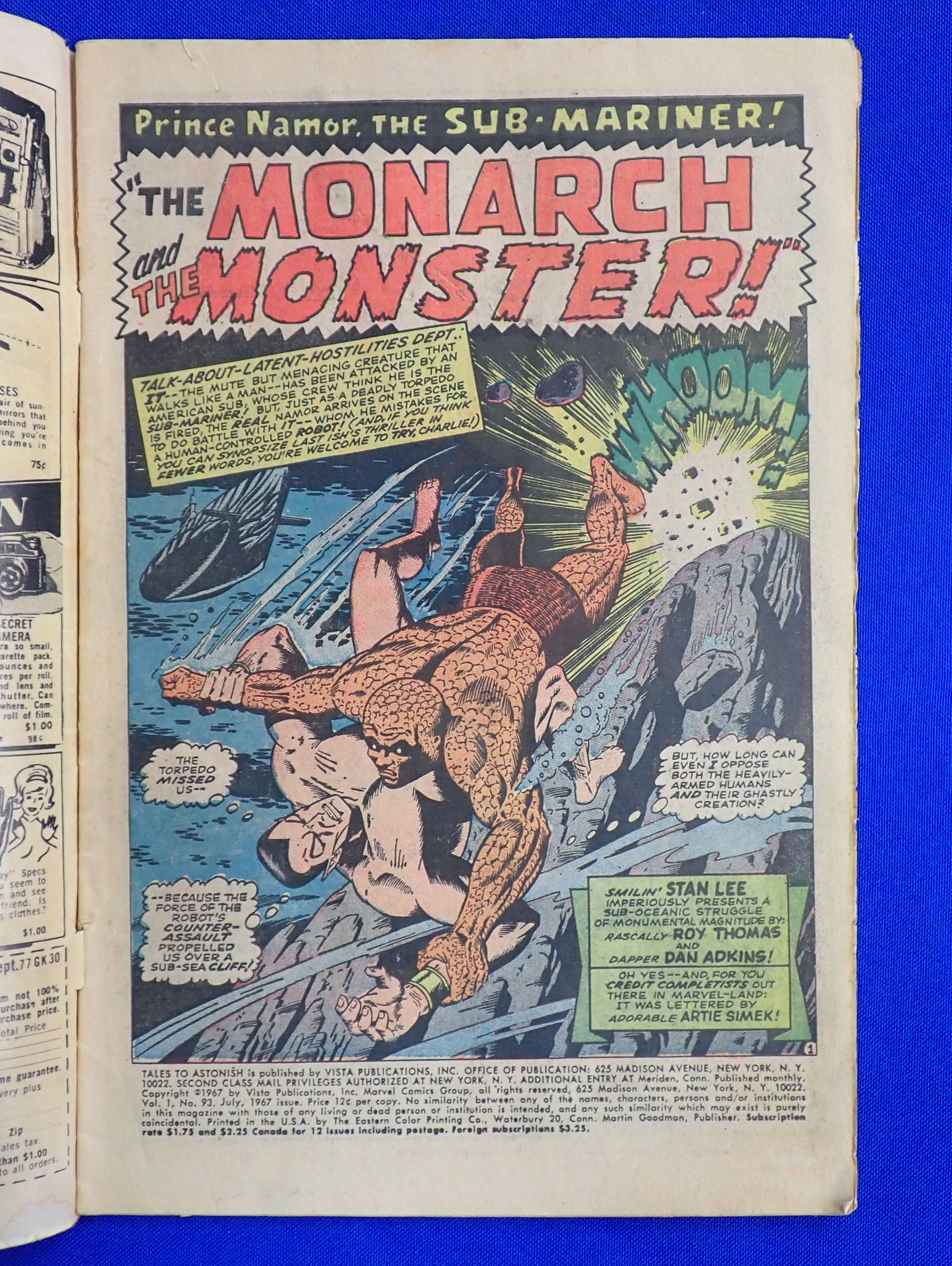 Tales to Astonish (1967) - FR/GD - Hulk vs Silver Surfer