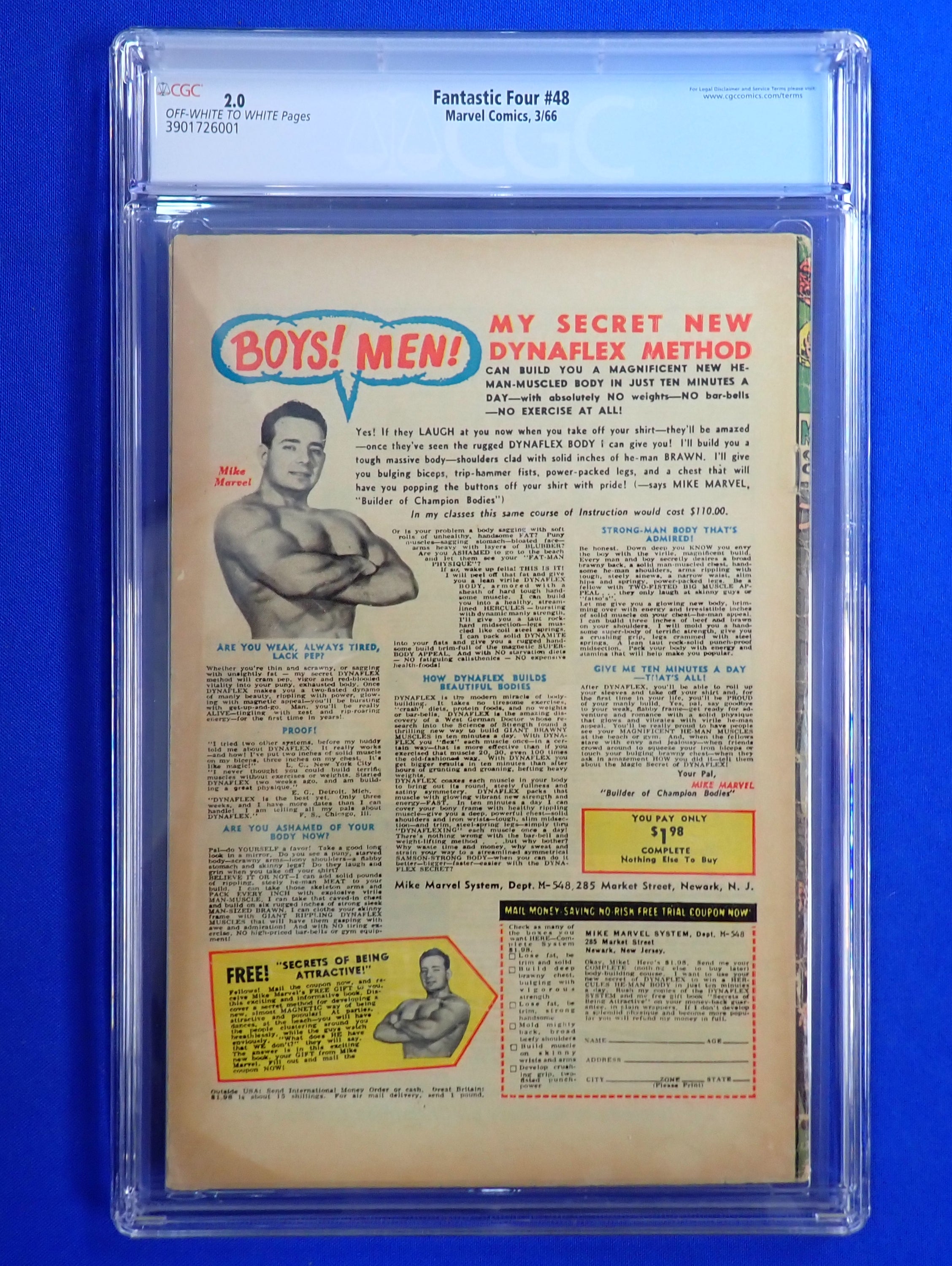 Fantastic Four #48 (1966) CGC 2.0 - 1st Silver Surfer & Galactus