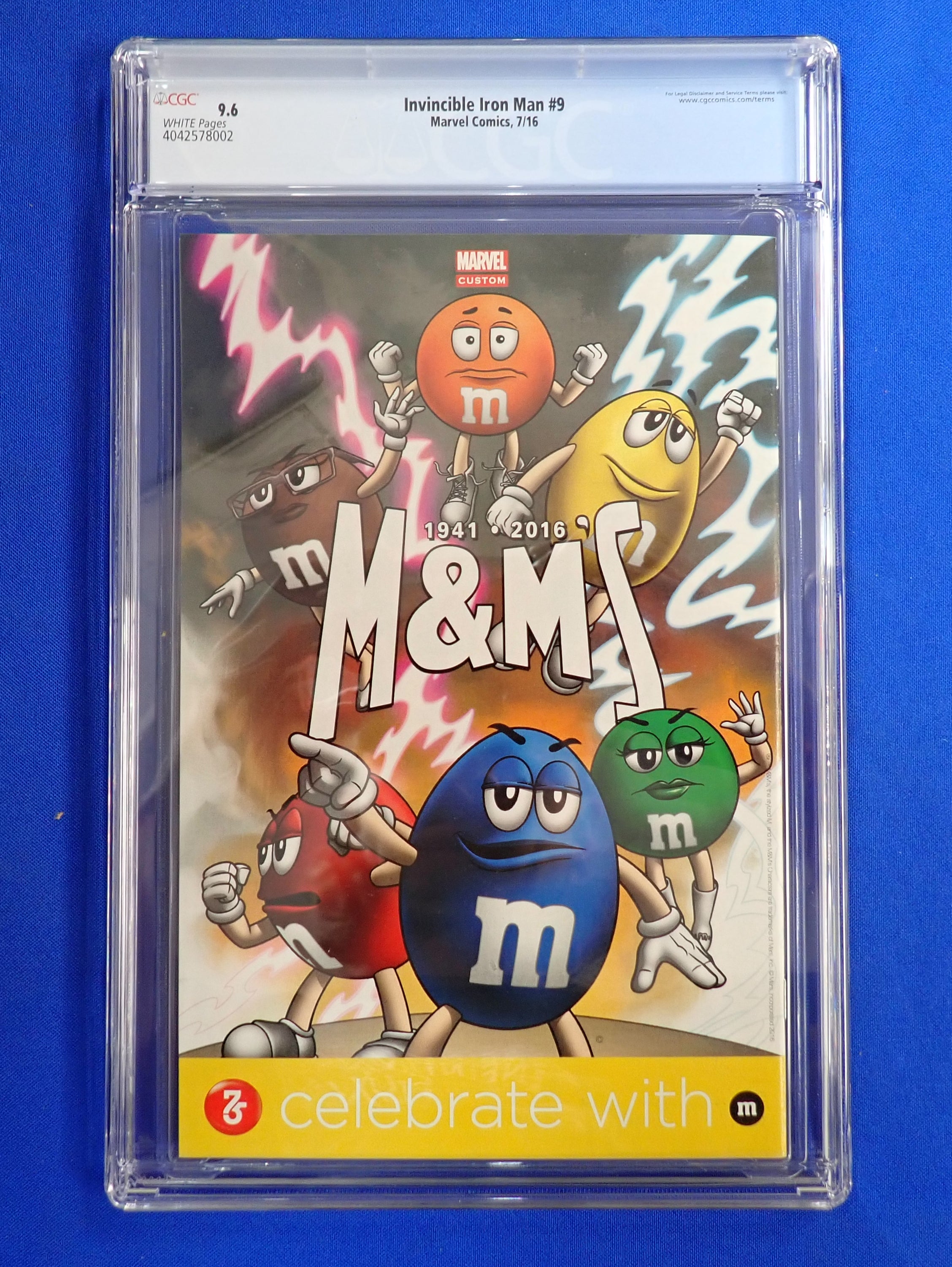 Invincible Iron Man #9 (2016) - CGC 9.6 -  1st Full Appearance Riri Williams