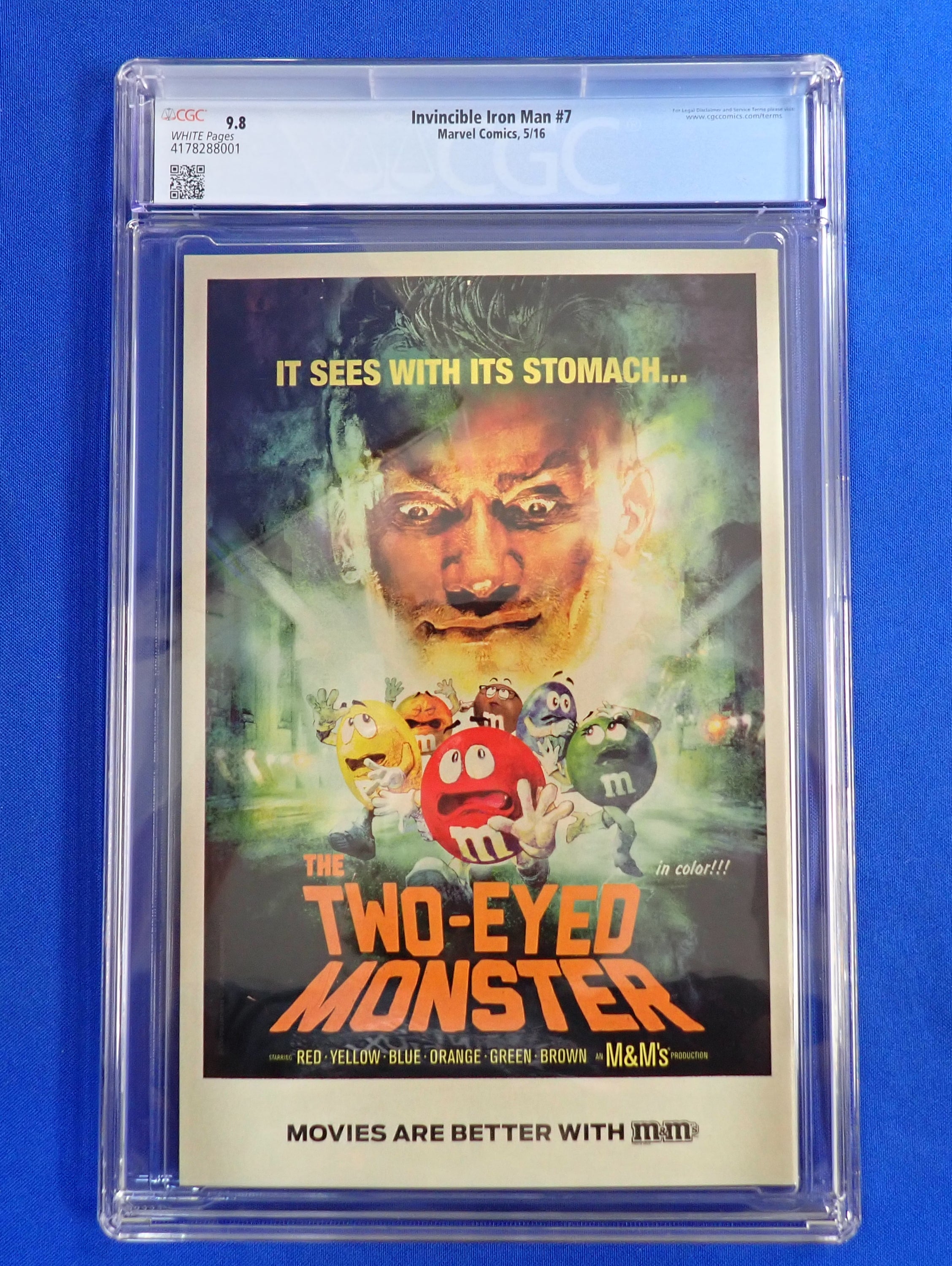 Invincible Iron Man #7 (2016) CGC 9.8 1st Cameo App Riri Williams