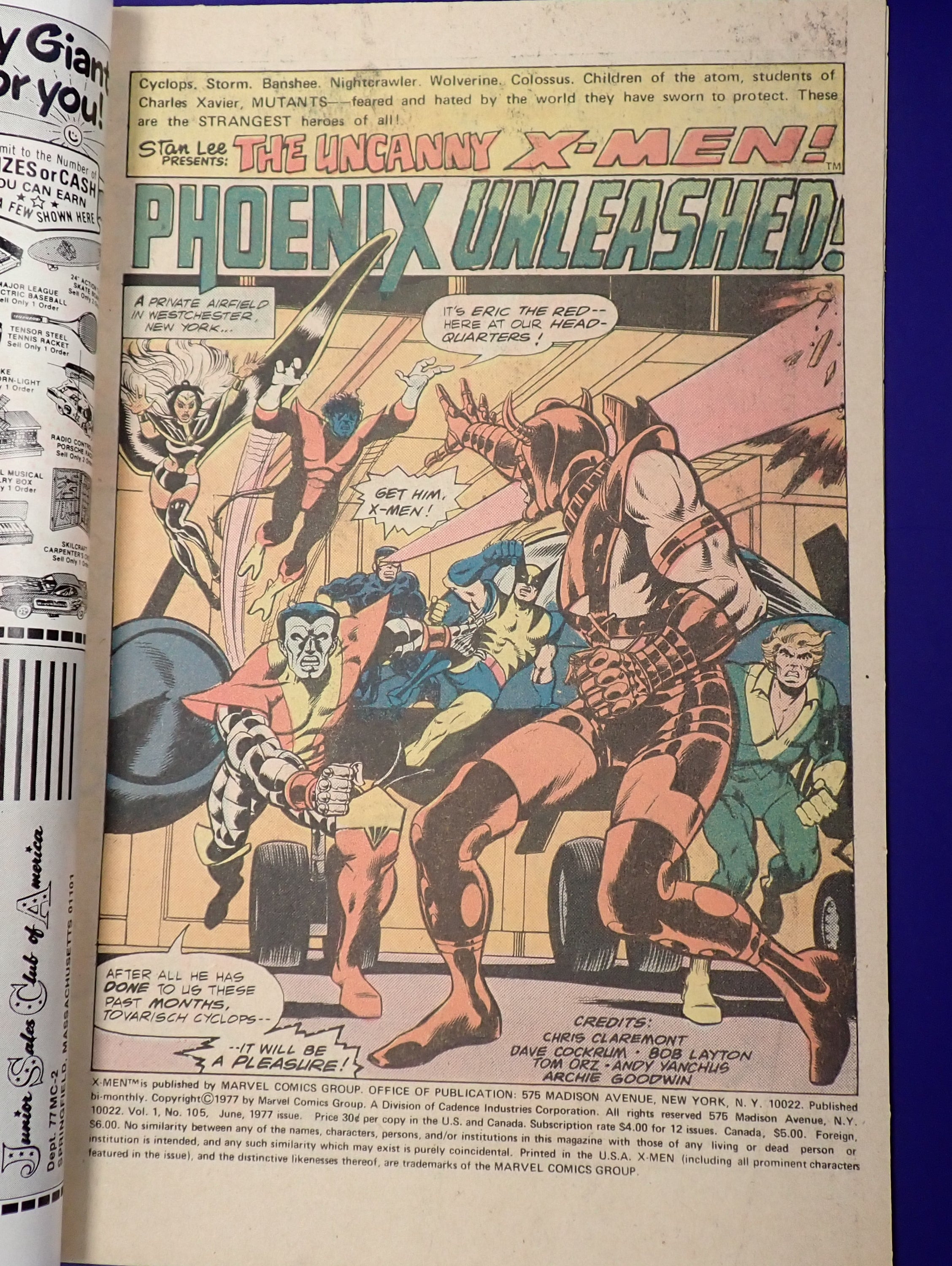 Uncanny X-Men #105 (1977) - FN/VF (7.0)