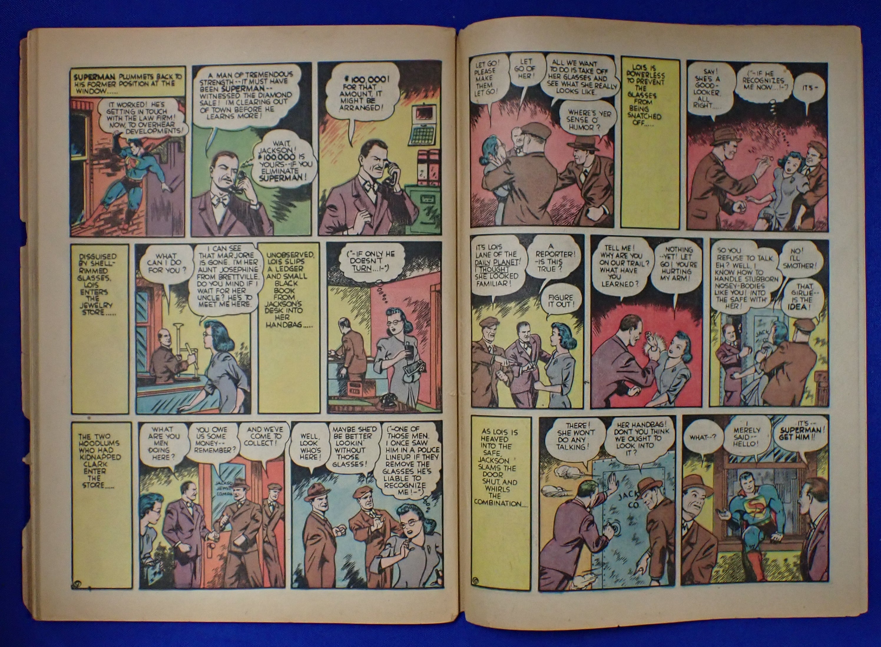 Superman #9 (1941) - GD (2.0) - cover detached