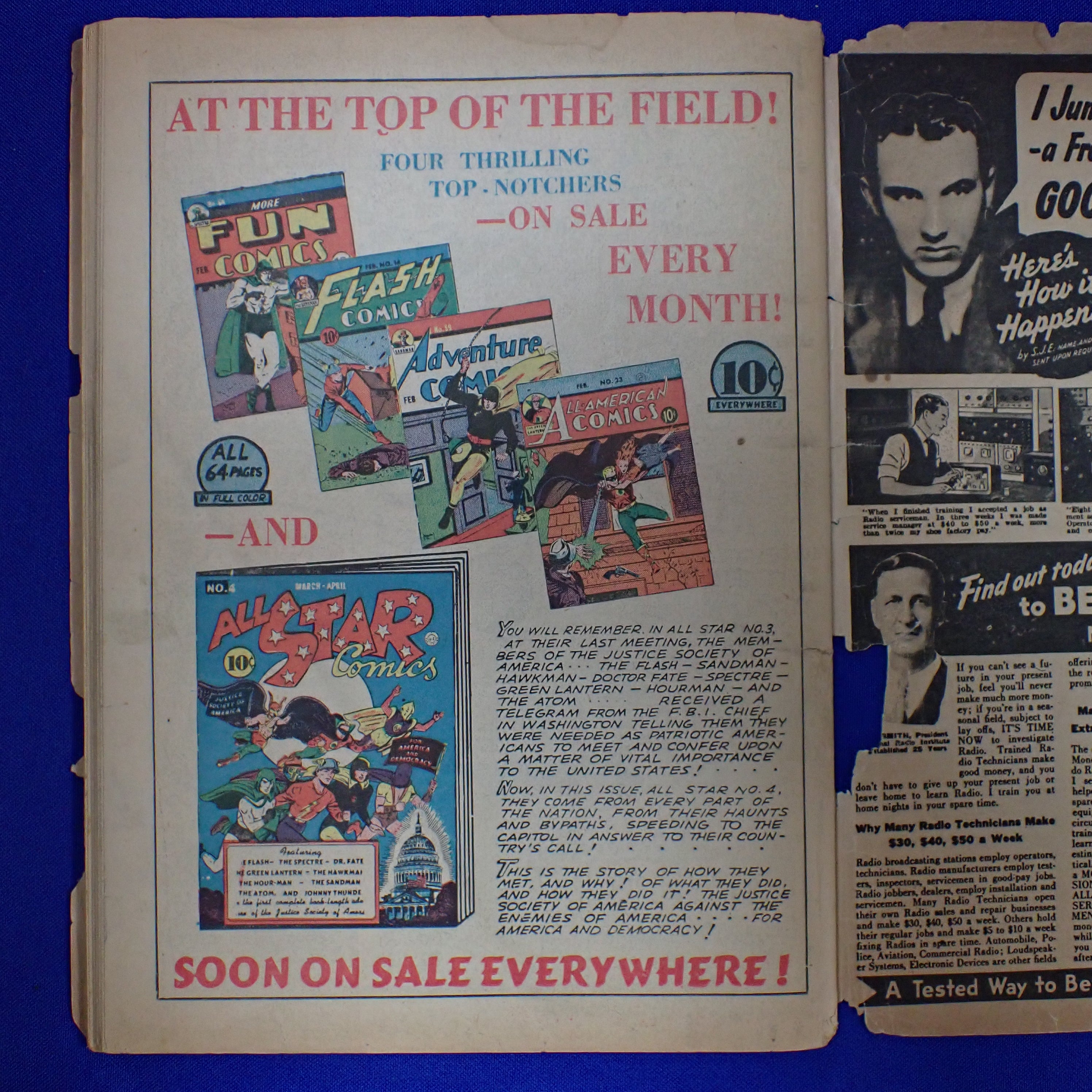 Superman #9 (1941) - GD (2.0) - cover detached