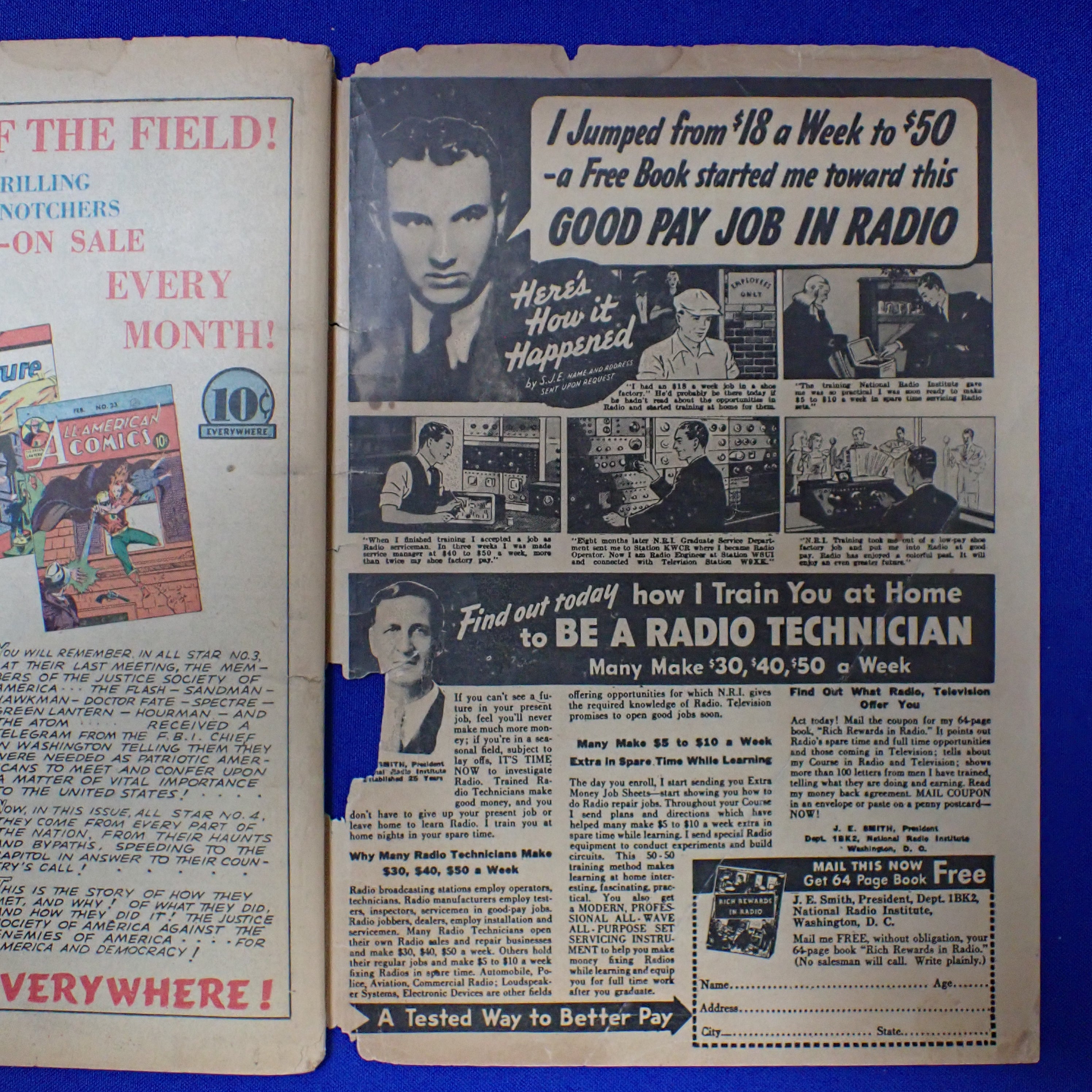 Superman #9 (1941) - GD (2.0) - cover detached