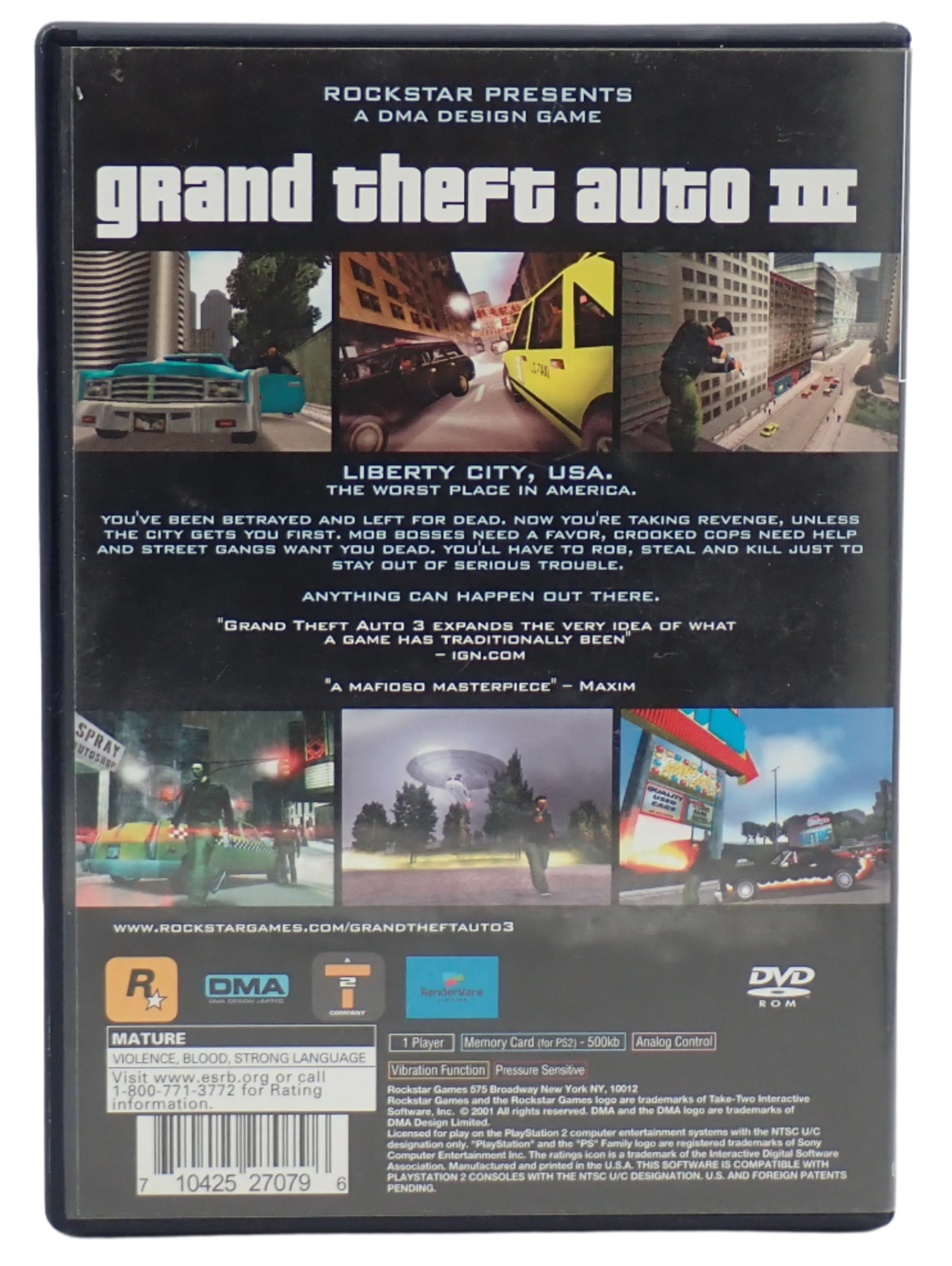 Grand Theft Auto III - PS2