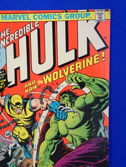 Incredible Hulk #181 (1974) - VG (4.0) - Missing MVS - 1st Wolverine