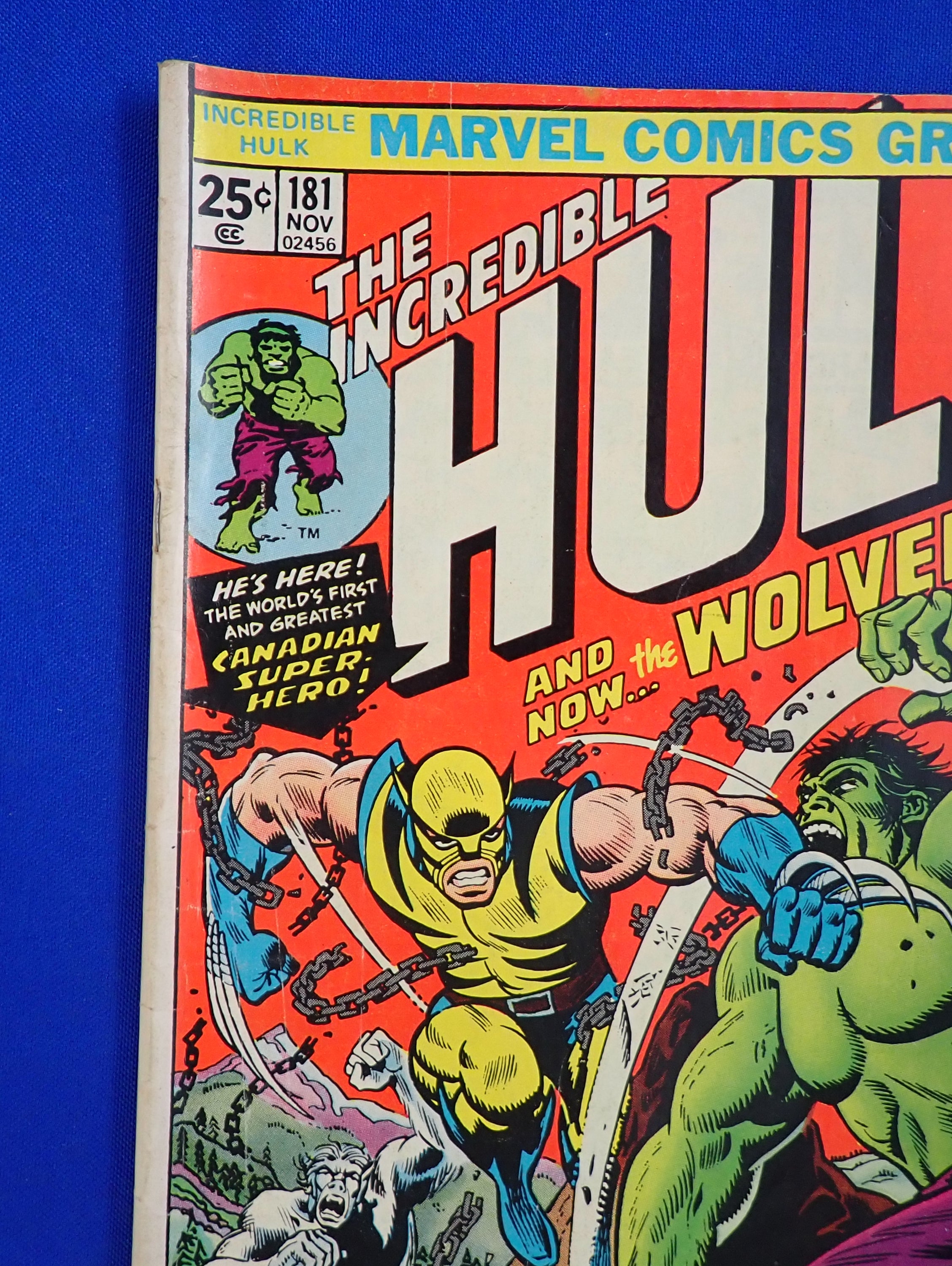 Incredible Hulk #181 (1974) - VG (4.0) - Missing MVS - 1st Wolverine