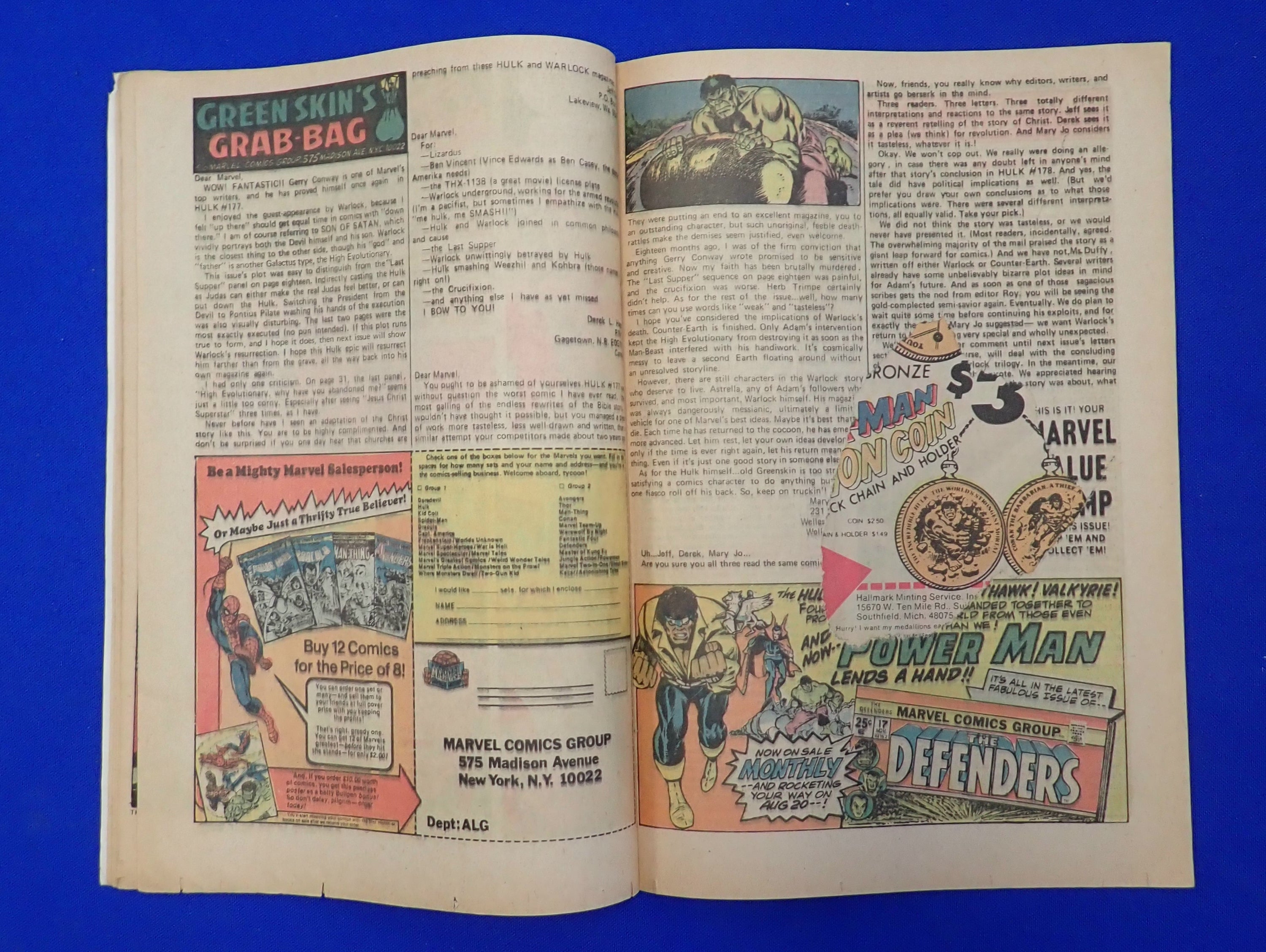 Incredible Hulk #181 (1974) - VG (4.0) - Missing MVS - 1st Wolverine