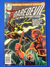 Daredevil #168 (1981) - VF- (7.5) - 1st Elektra