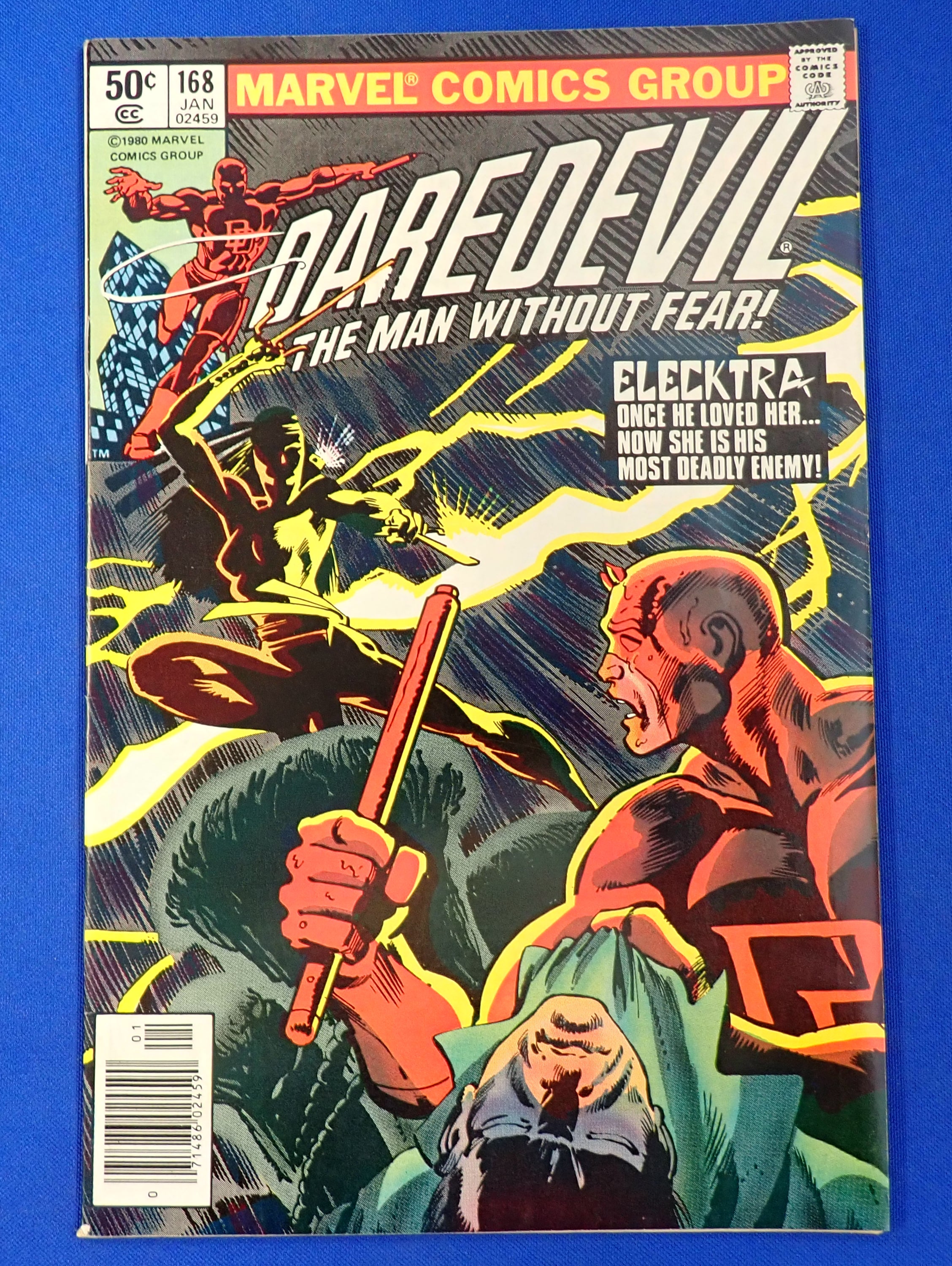 Daredevil #168 (1981) - VF- (7.5) - 1st Elektra