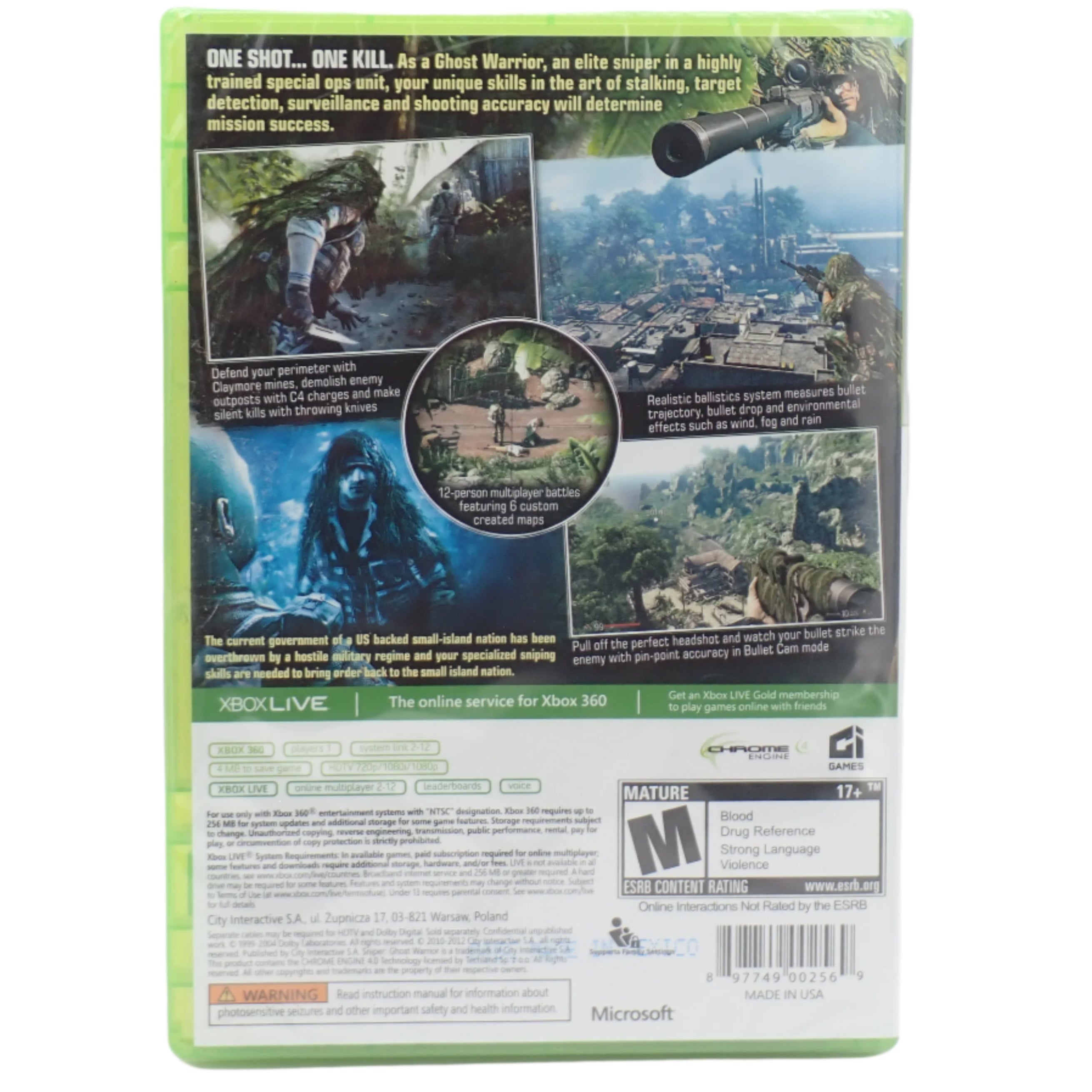 Sniper Ghost Warrior - Xbox 360