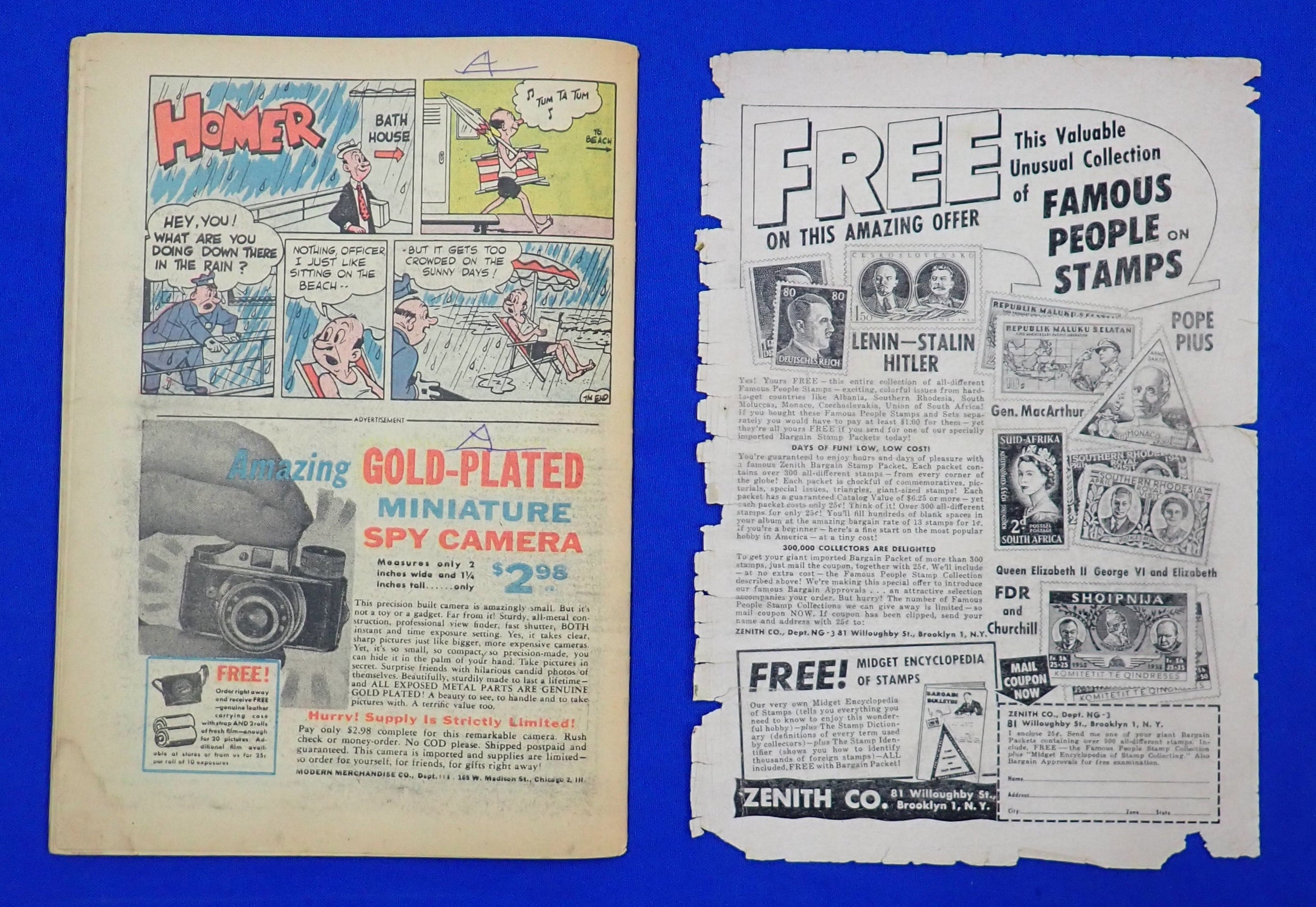 Detective Comics #225 (1955) - PR (.5) - Front & Back Cover Detached - 1st Martian Manhunter