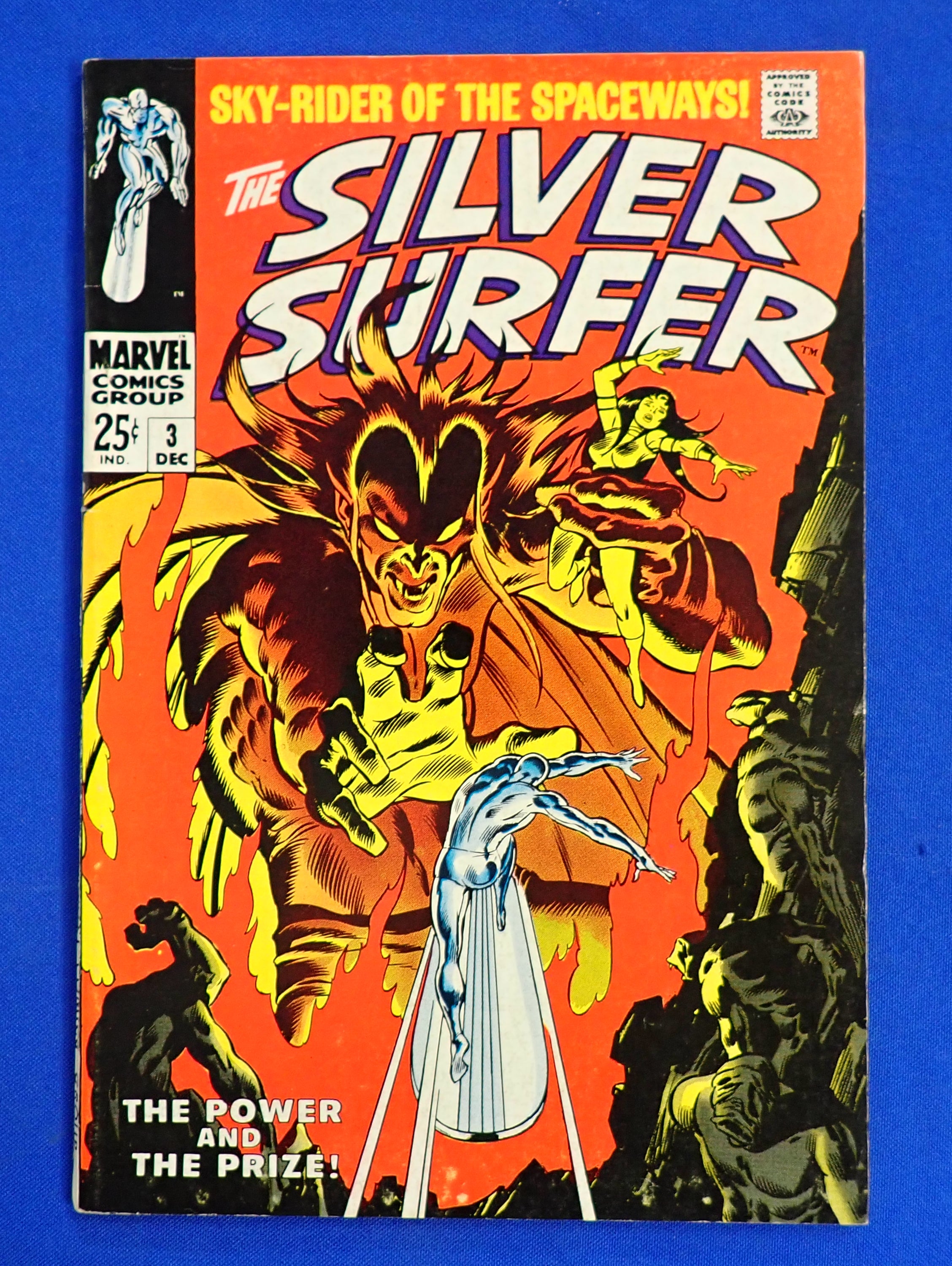 Silver Surfer #3 (1968) - FN/VF (7.0) - 1st Mephisto