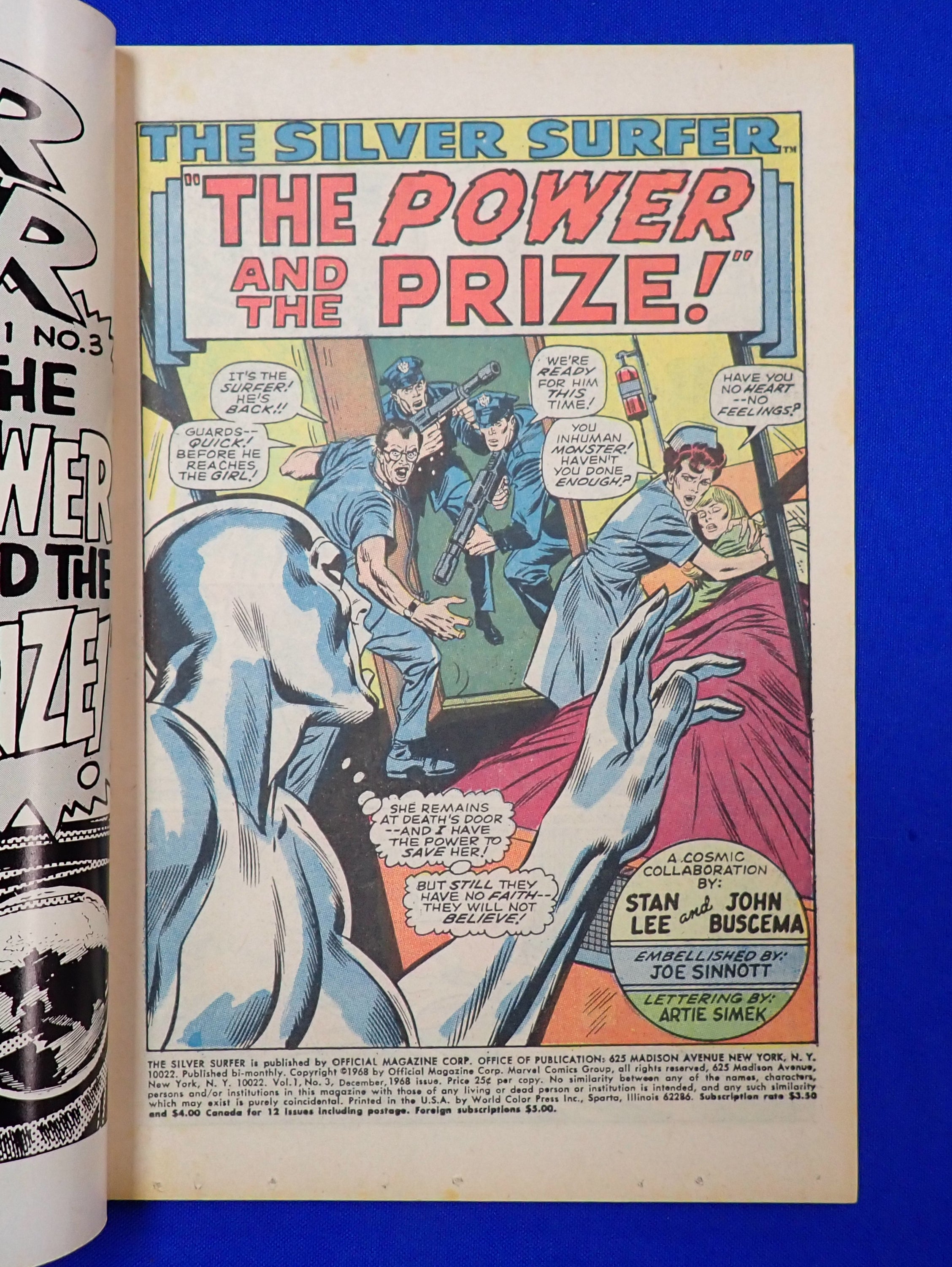 Silver Surfer #3 (1968) - FN/VF (7.0) - 1st Mephisto