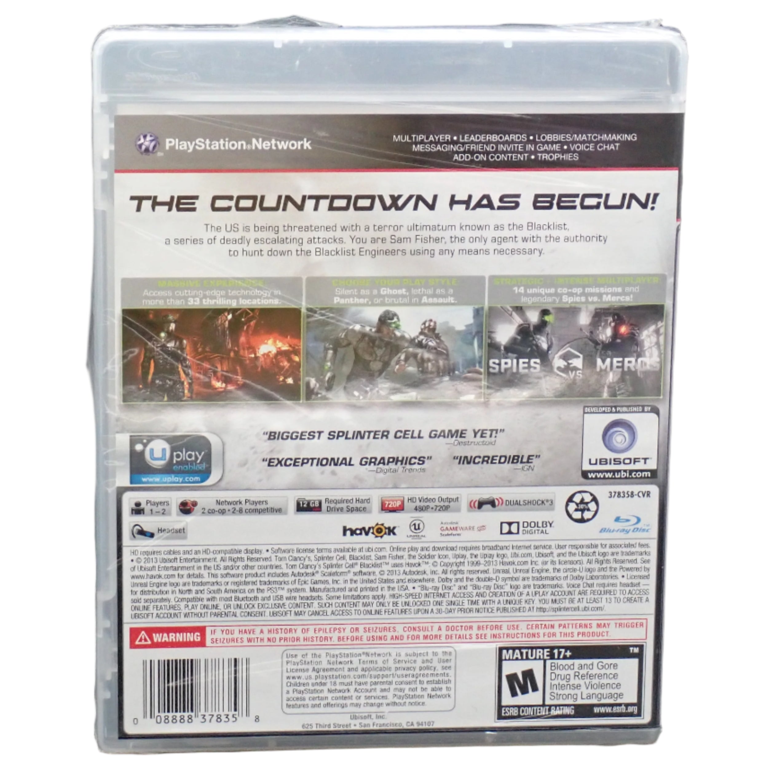 Tom Clancy's Splinter Cell Blacklist - PS3