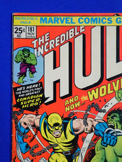 Incredible Hulk #181 (1974) - VG+ (4.5) - 1st Wolverine + MVS Intact