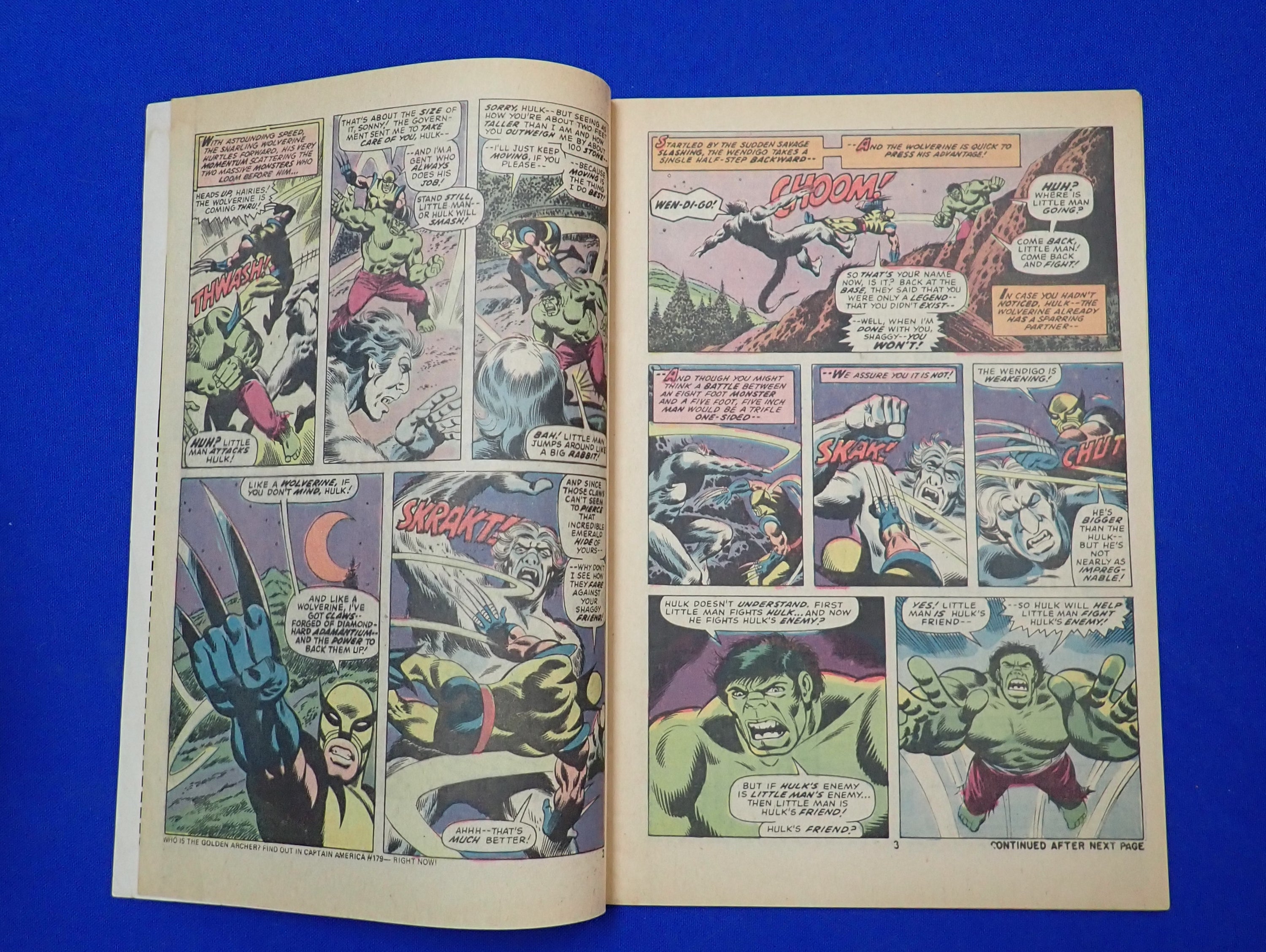 Incredible Hulk #181 (1974) - VG+ (4.5) - 1st Wolverine + MVS Intact