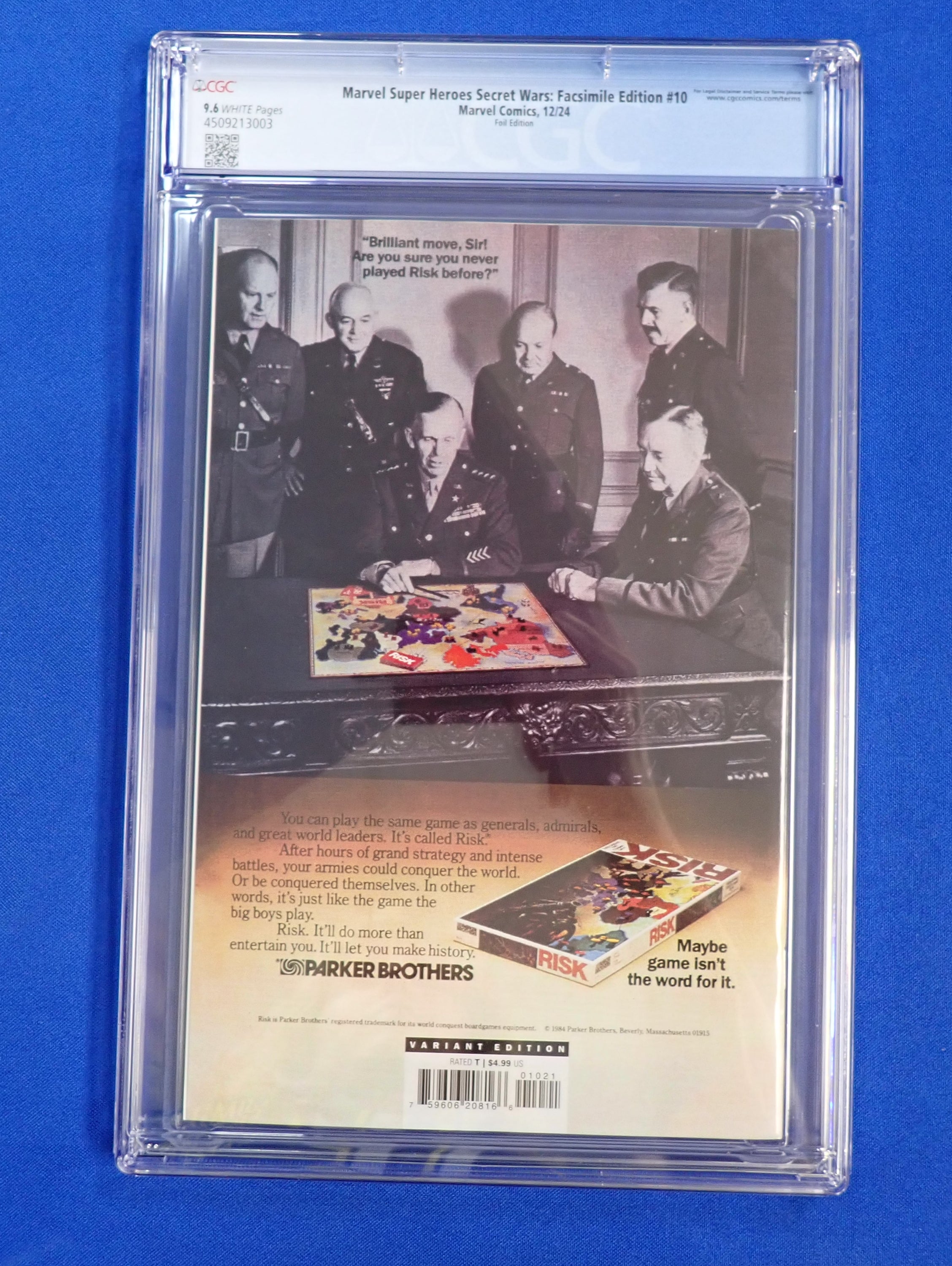 Marvel Super Heroes Secret Wars: Facsimile Edition #10 (2024) PLUS BONUS Mark Jewelers Variant for Raw #10