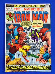 Iron Man #55 (1972) - FN/VF (7.0) - 1st Thanos & Drax