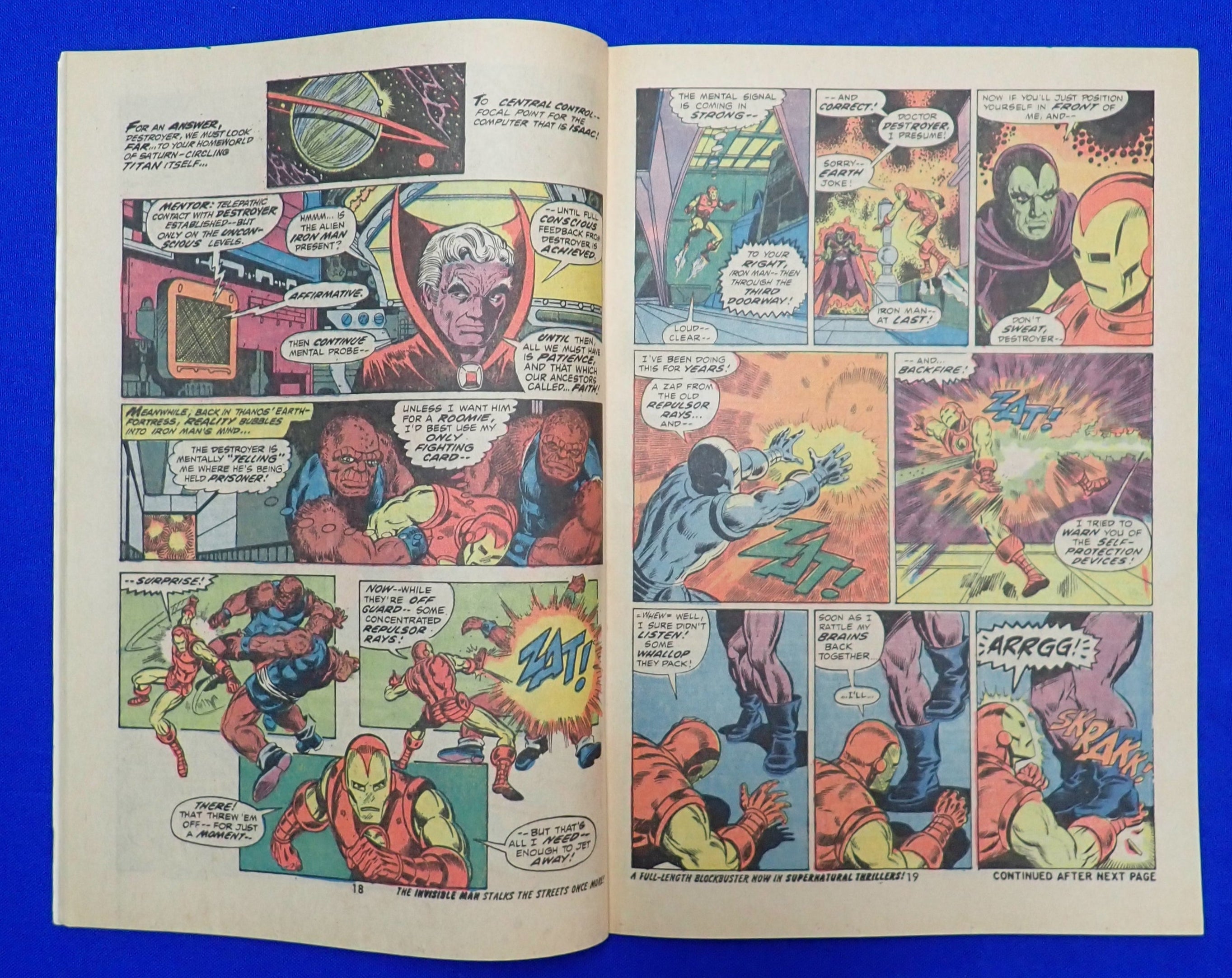 Iron Man #55 (1972) - FN/VF (7.0) - 1st Thanos & Drax