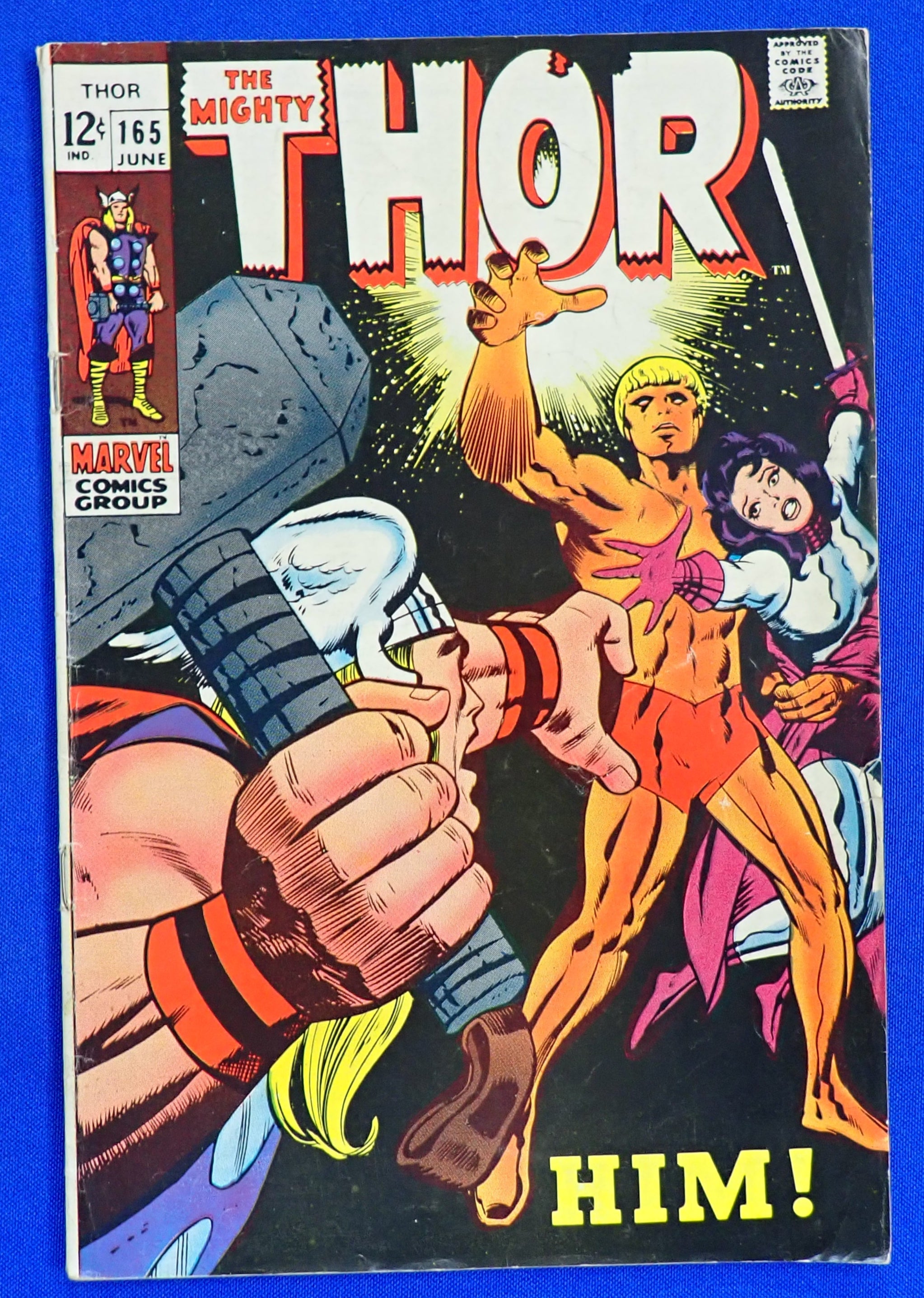 Thor #165 (1969) - FN+ (6.5) - 1st Adam Warlock