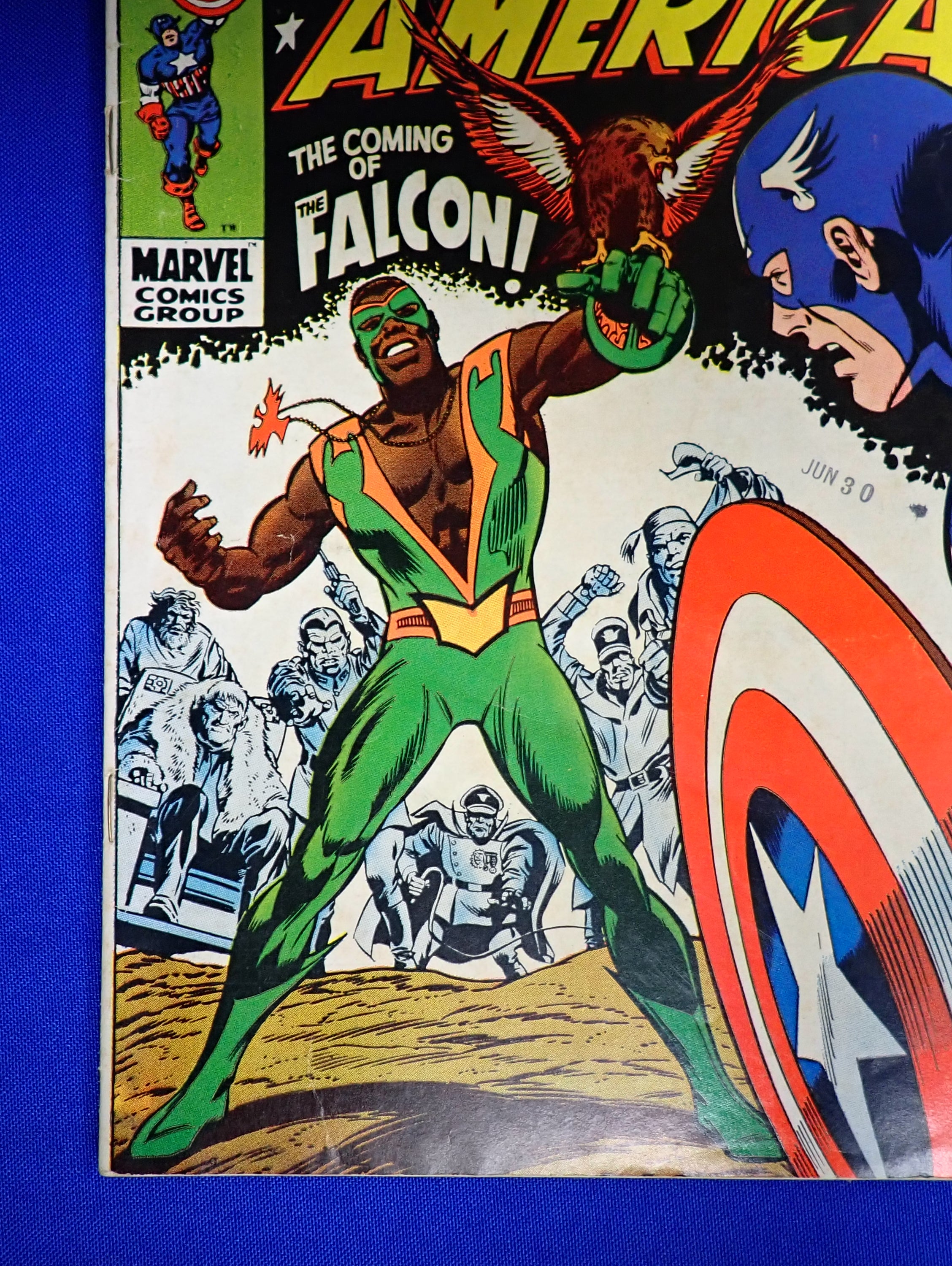 Captain America #117 (1969) - FN+ (6.5) - 1st Falcon