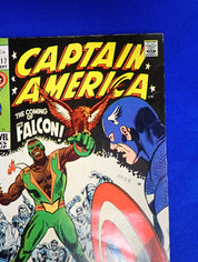 Captain America #117 (1969) - FN+ (6.5) - 1st Falcon