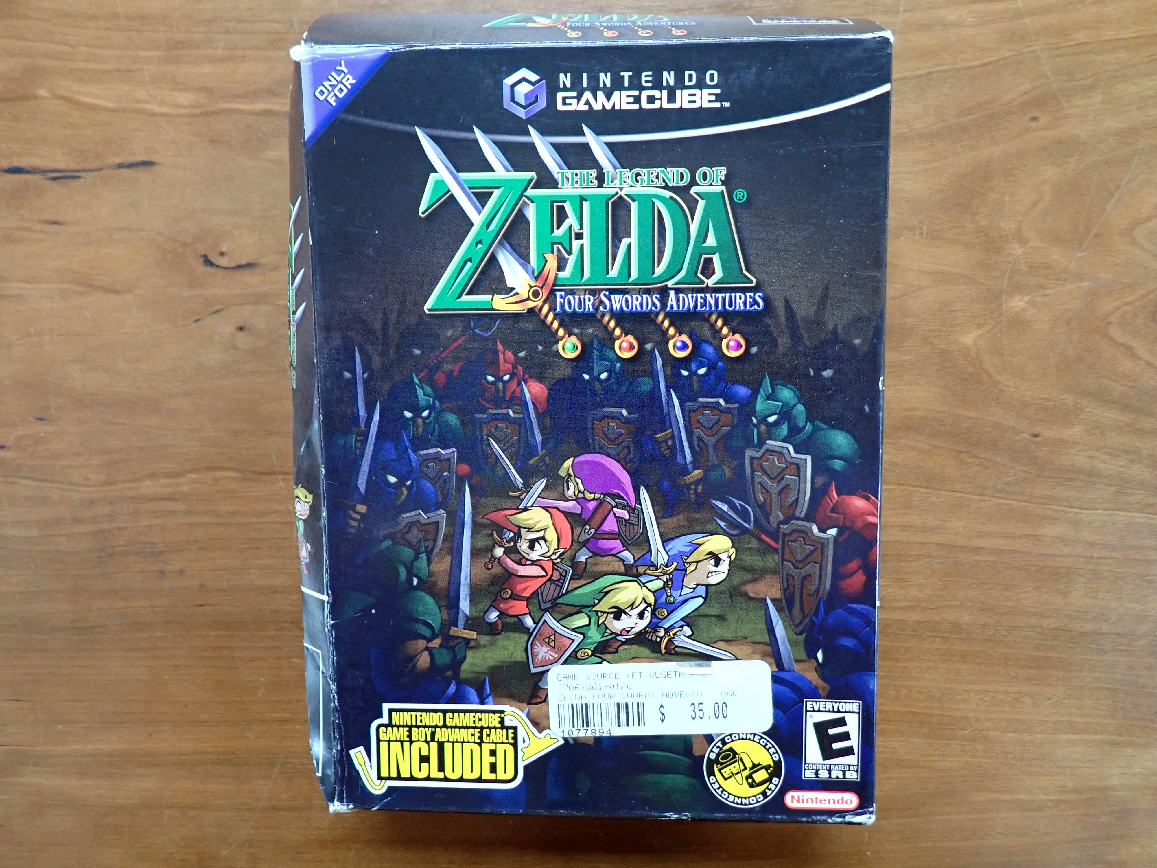 Zelda Four Swords Adventures for Nintendo on sale GameCube