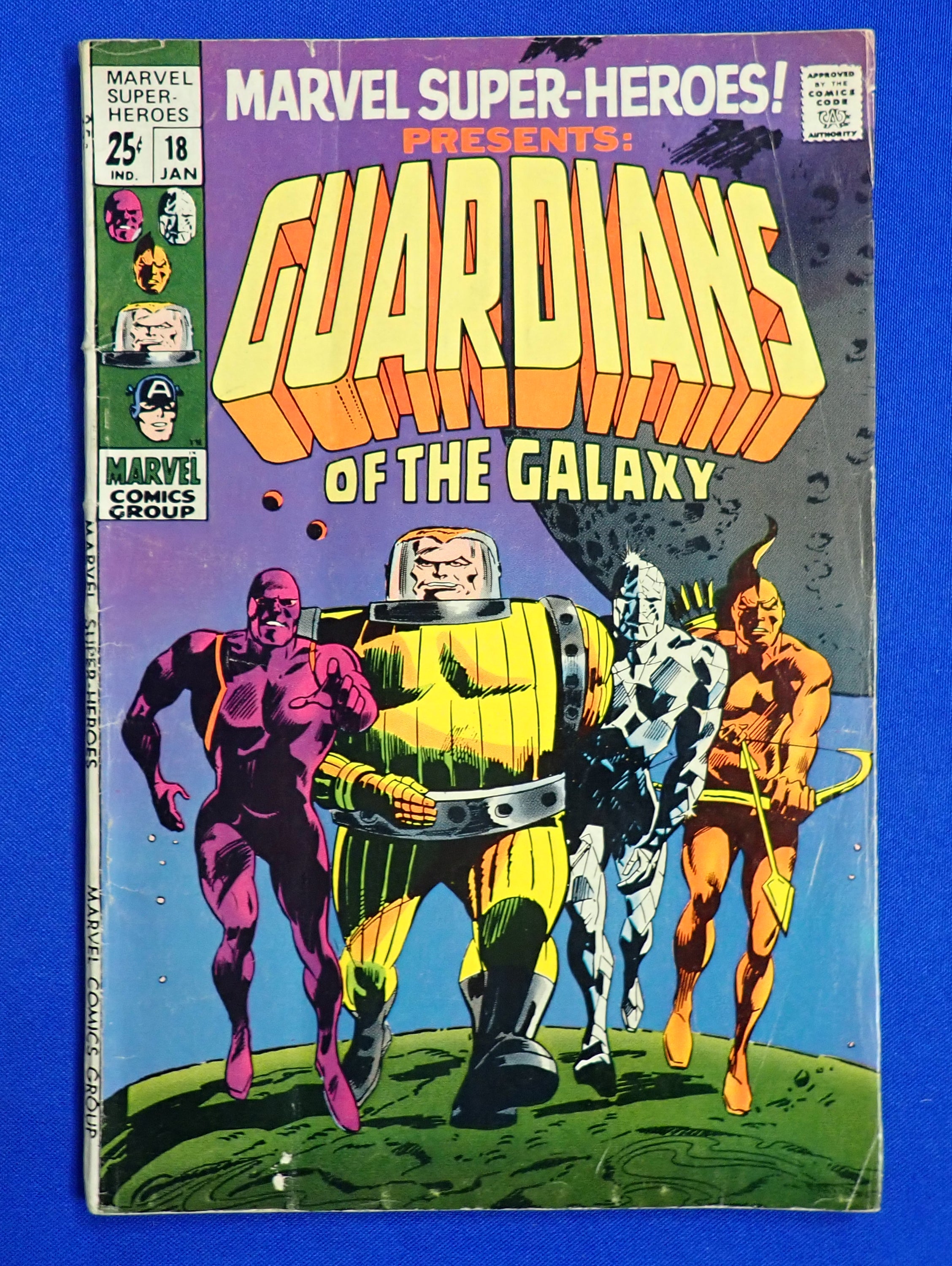 Marvel Super Heroes #18 (1968) - VG (4.0) - 1st Team Appearance Guardians of the Galaxy