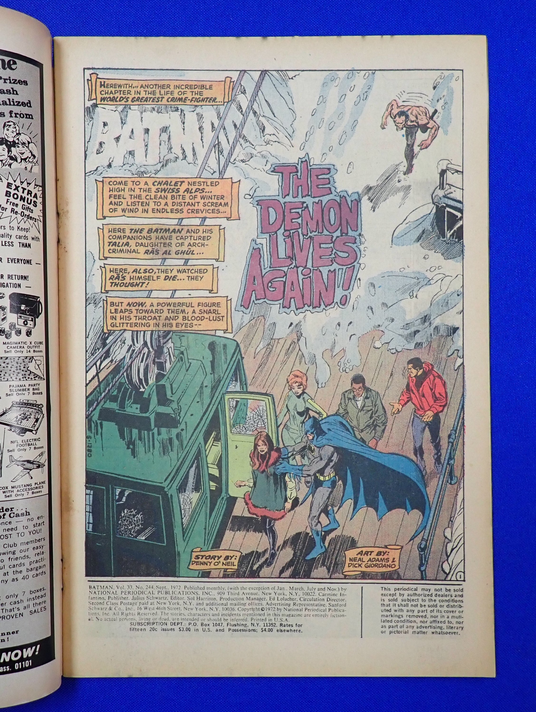 Batman #244 (1972) - VG+ (4.5)