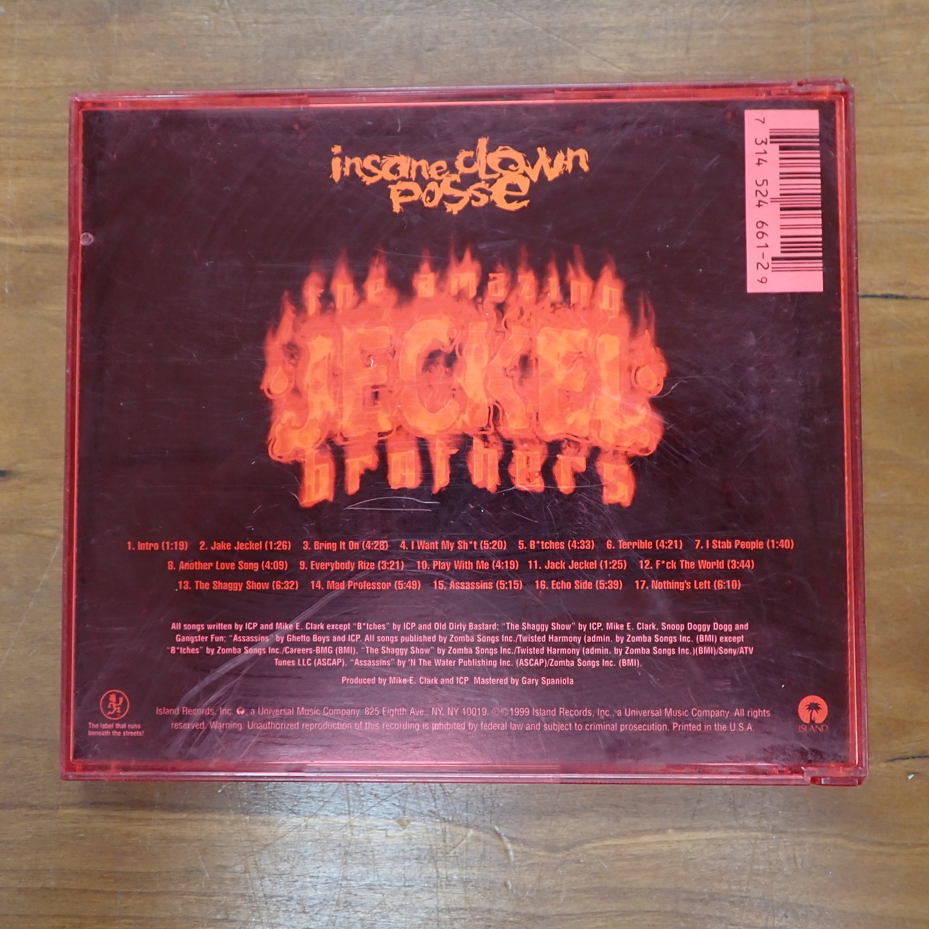 ICP Insane Clown Posse - The Amazing Jeckel Brothers - CD