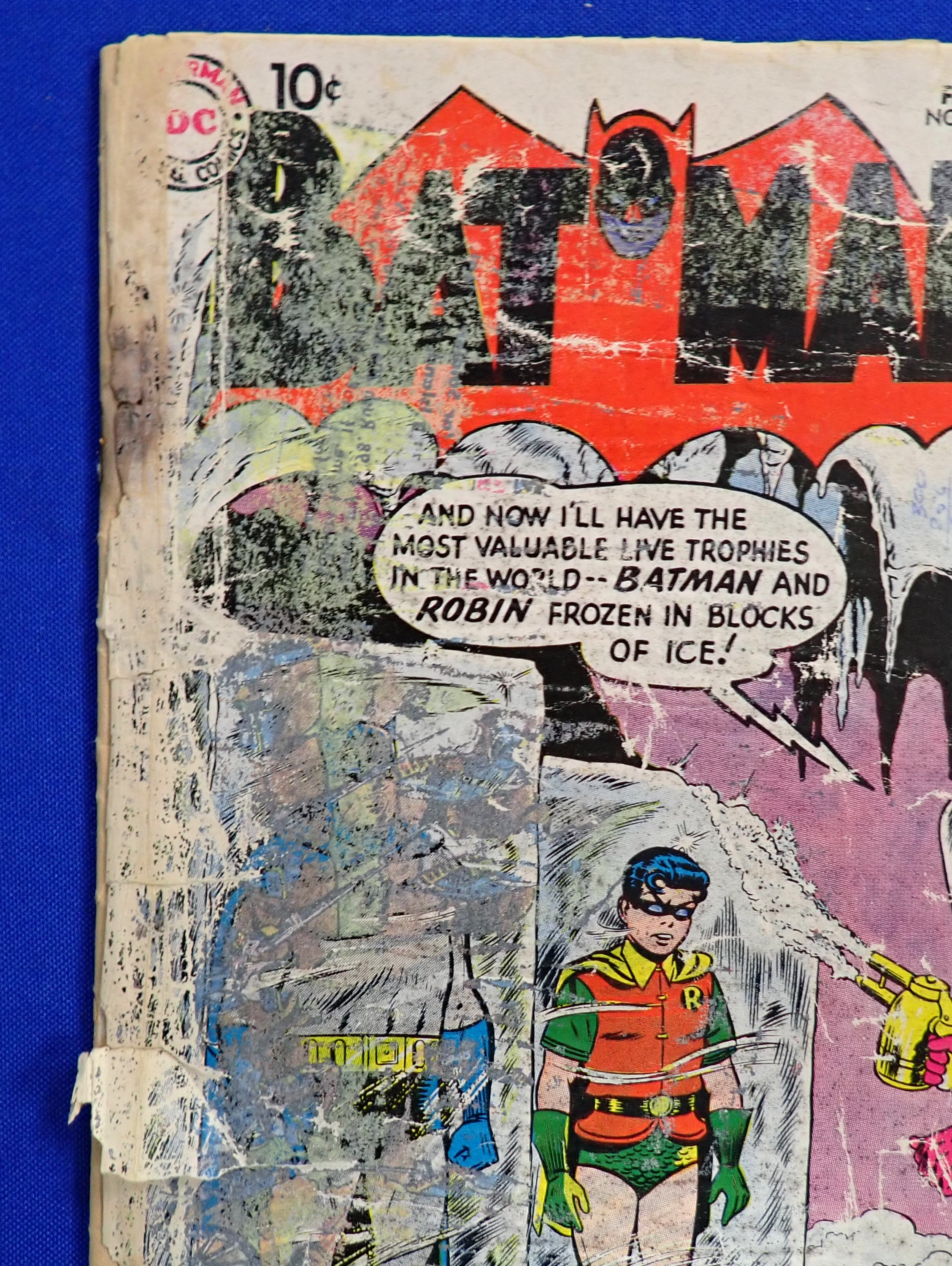 Batman #121 (1959) - PR (0.5) - 1st Mr. Freeze - Low grade, covers detached