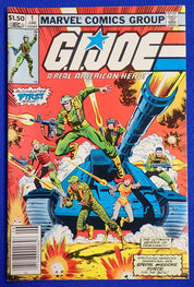 G.I. Joe #1 (1982) - VF- (7.5) - 1st Team Appearance of G.I. Joe Team