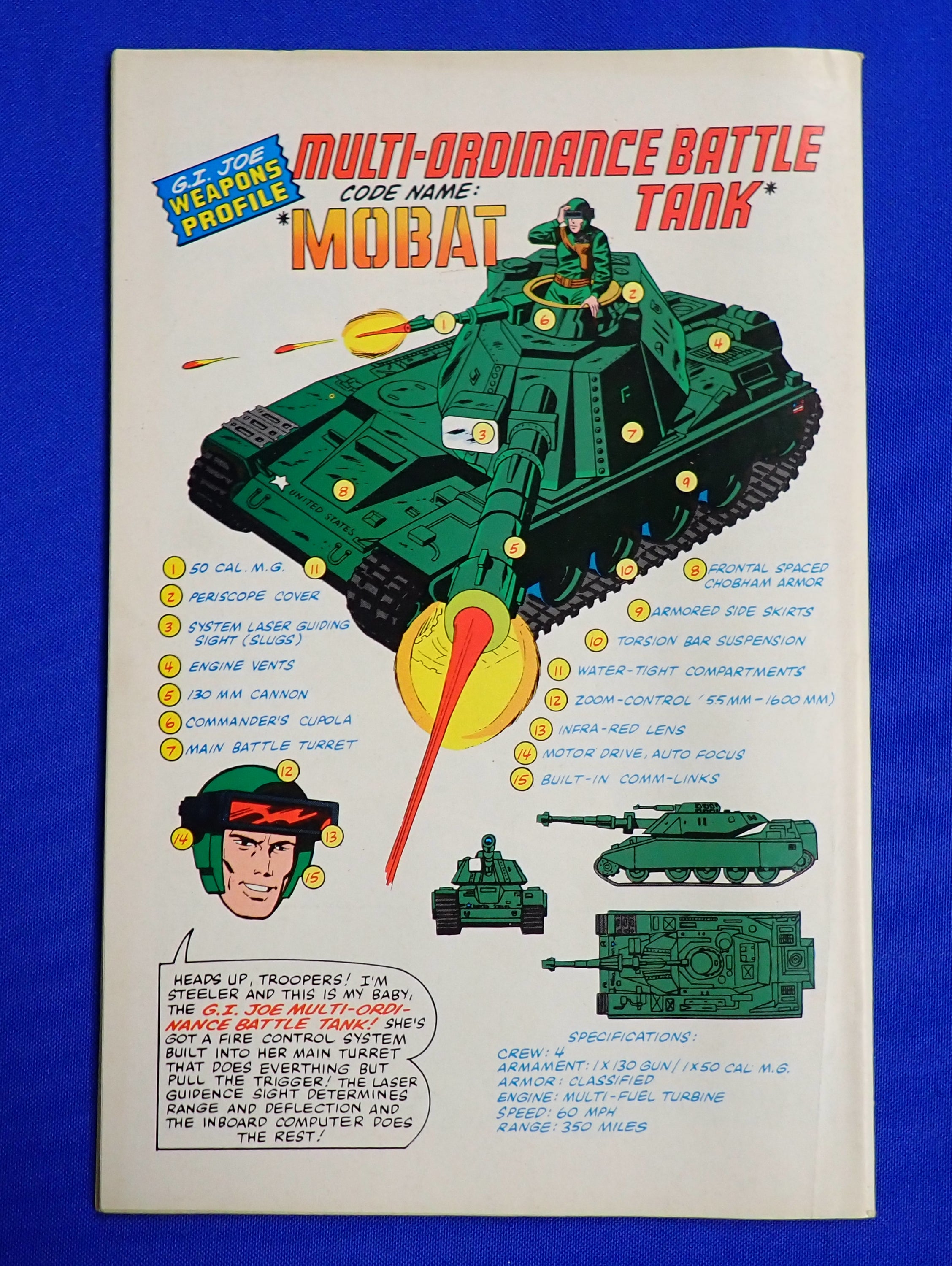 G.I. Joe #1 (1982) - VF- (7.5) - 1st Team Appearance of G.I. Joe Team