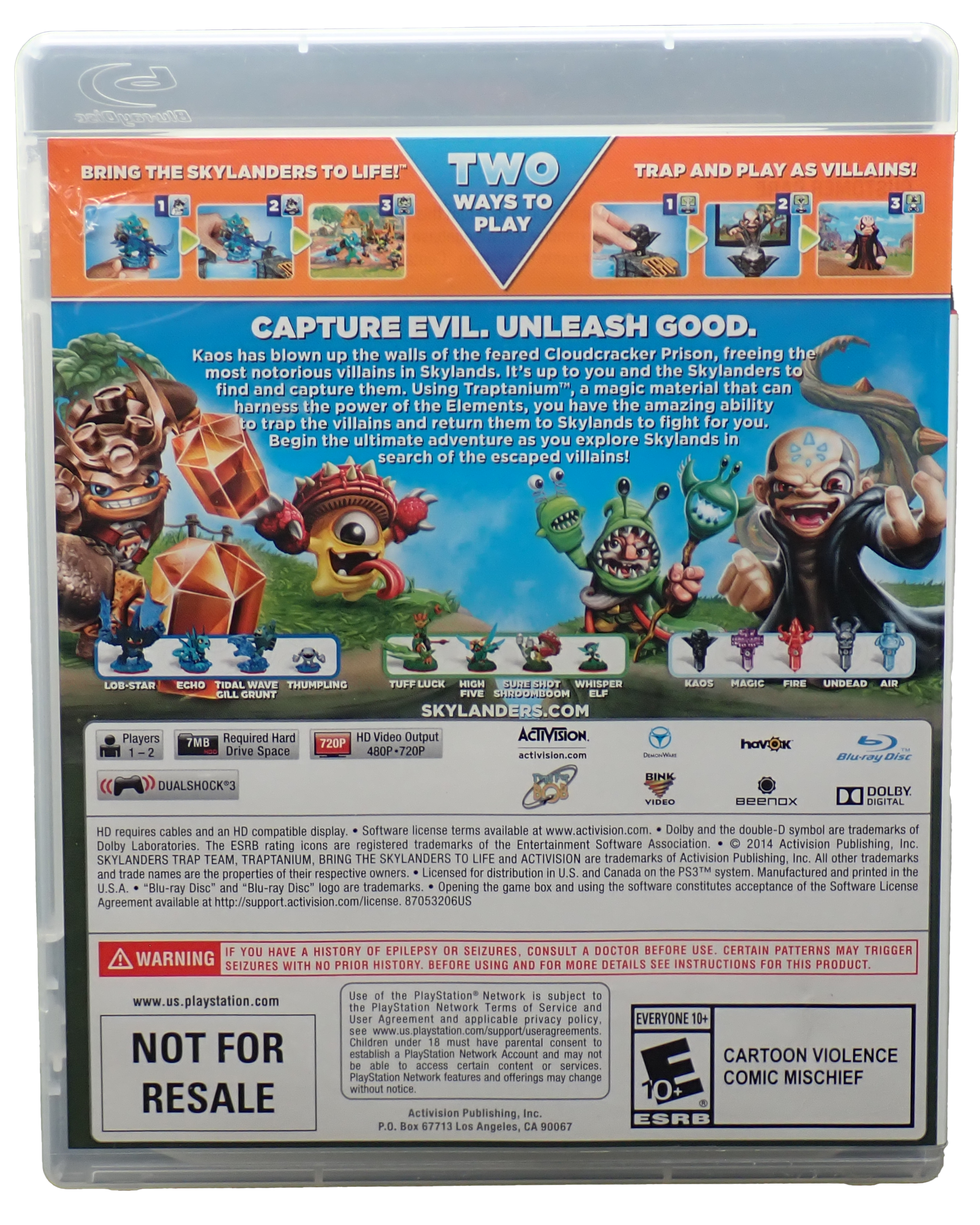 Skylanders Trap Team - PS3