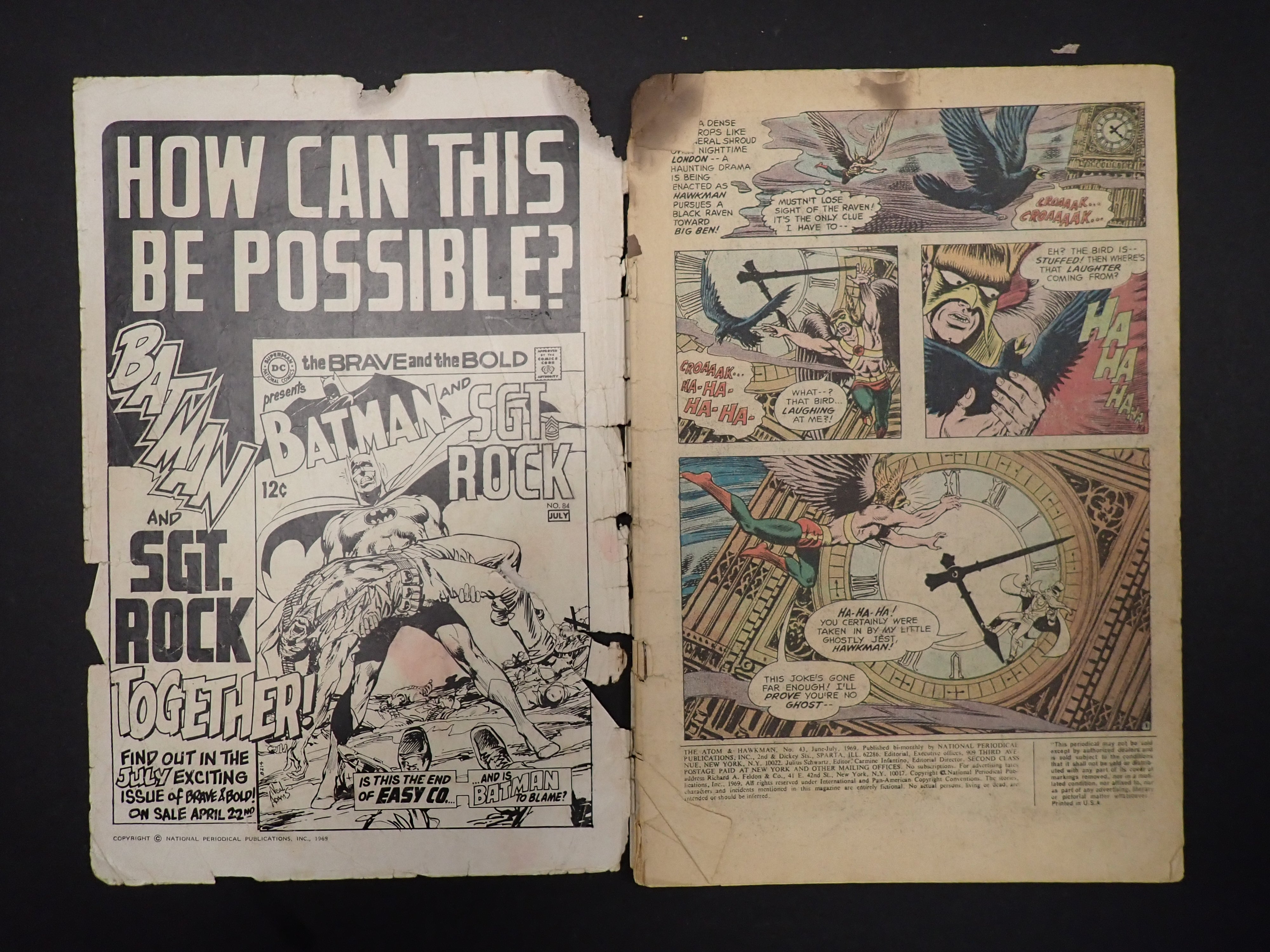 Atom and Hawkman #43 (1969) FR/GD