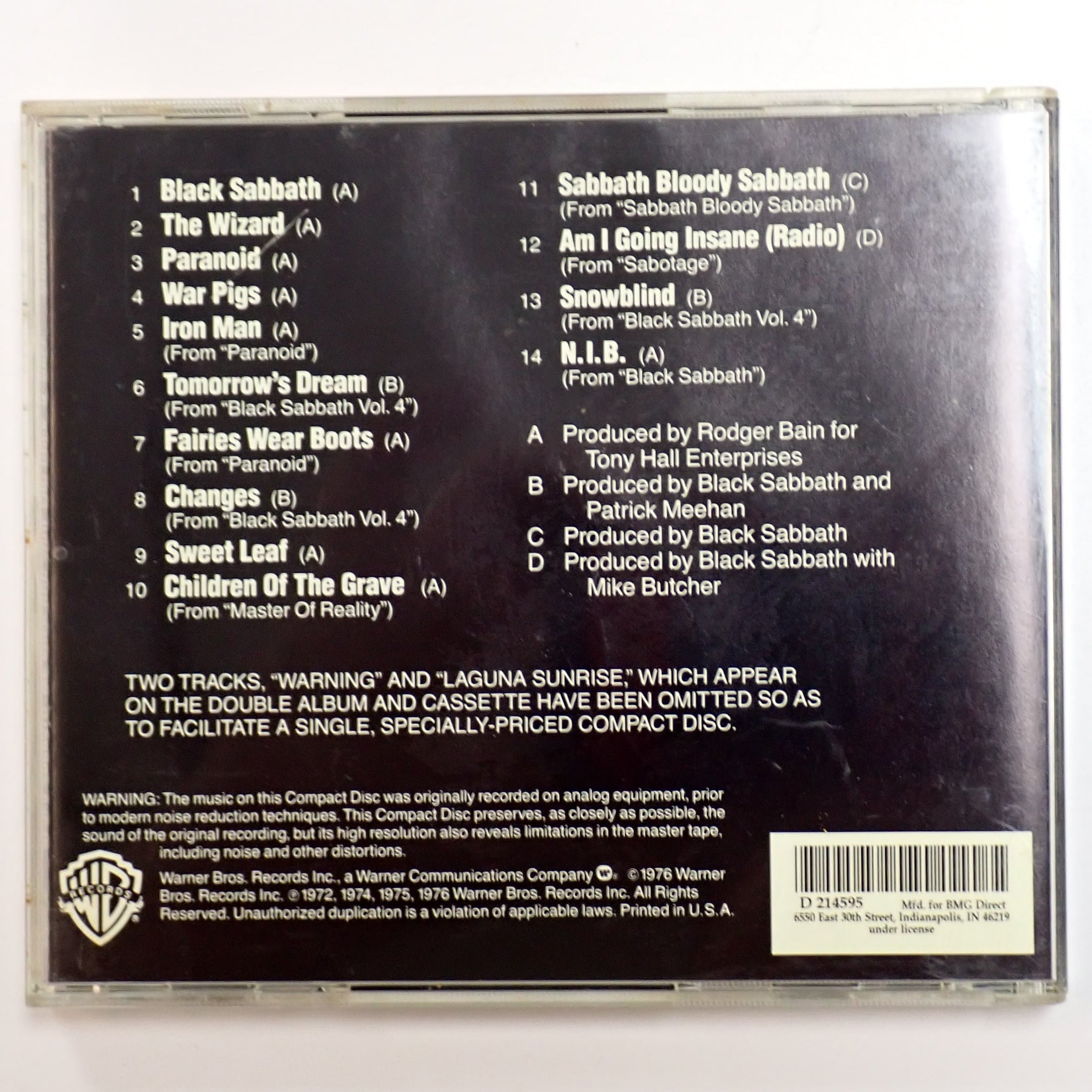 Black Sabbath - We Sold Our Souls for Rock 'n' Roll - CD