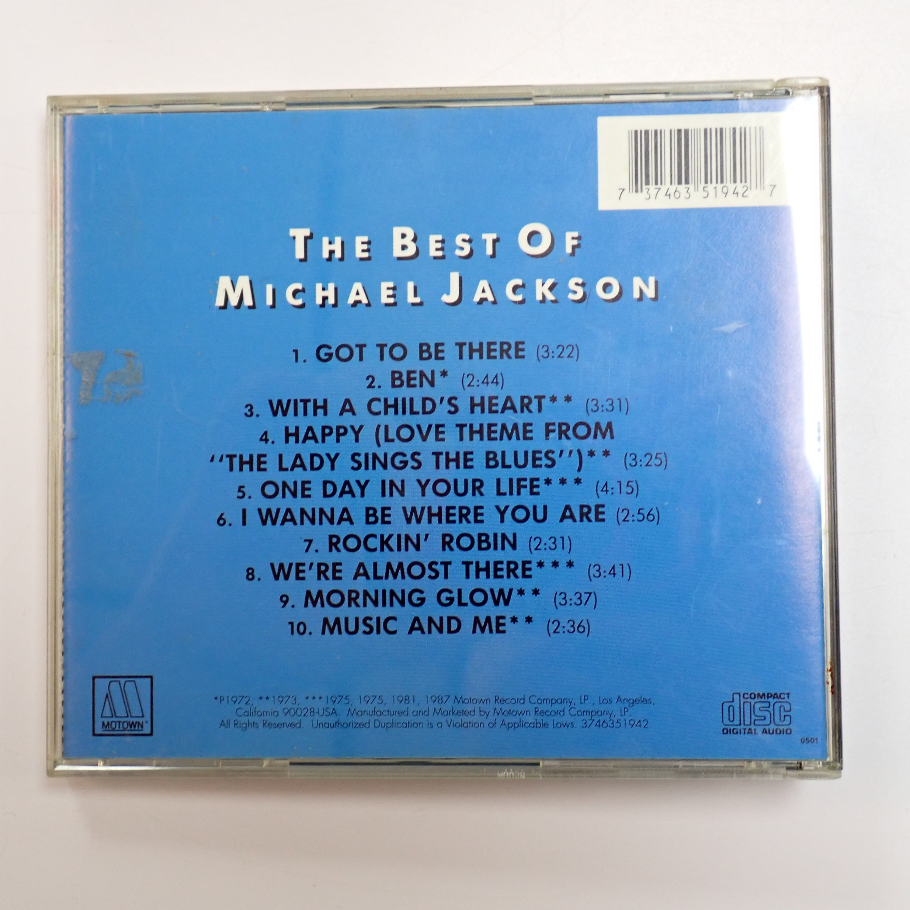 Michael Jackson - The Best of Michael Jackson - CD