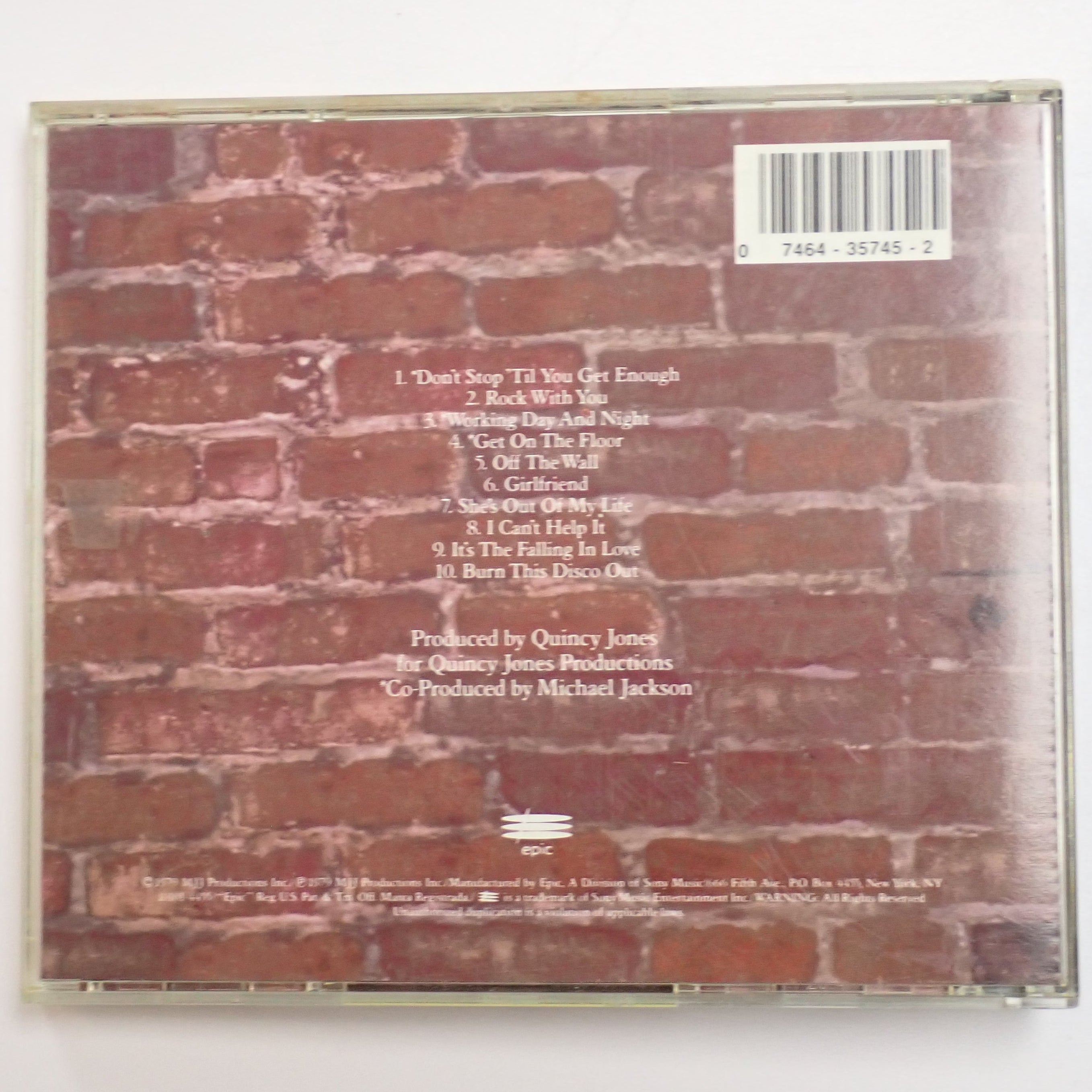 Michael Jackson - Off the Wall - CD
