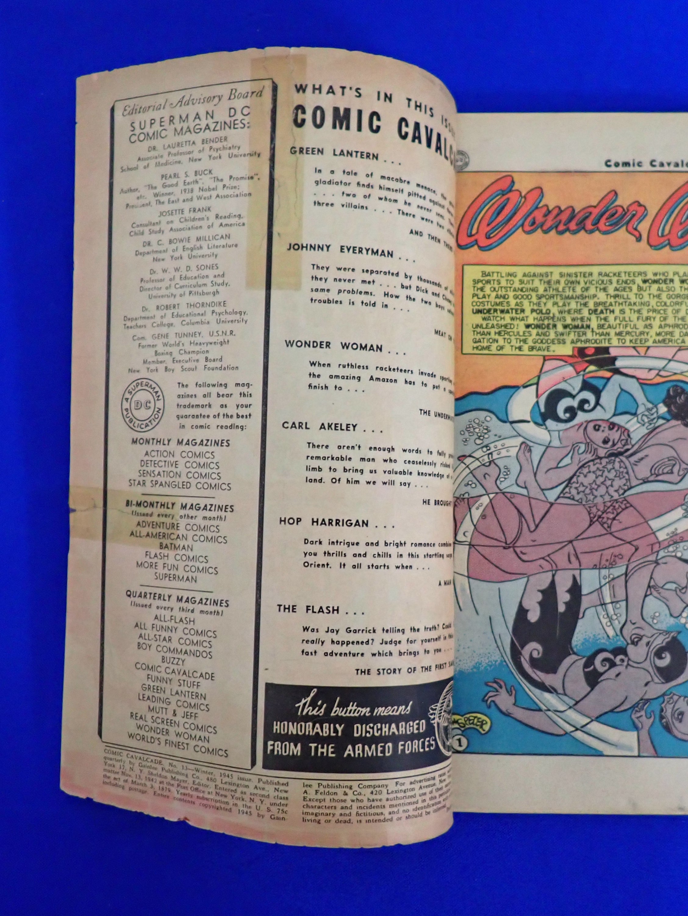 Comic Cavalcade #13 (1945) GD/VG - 3.5