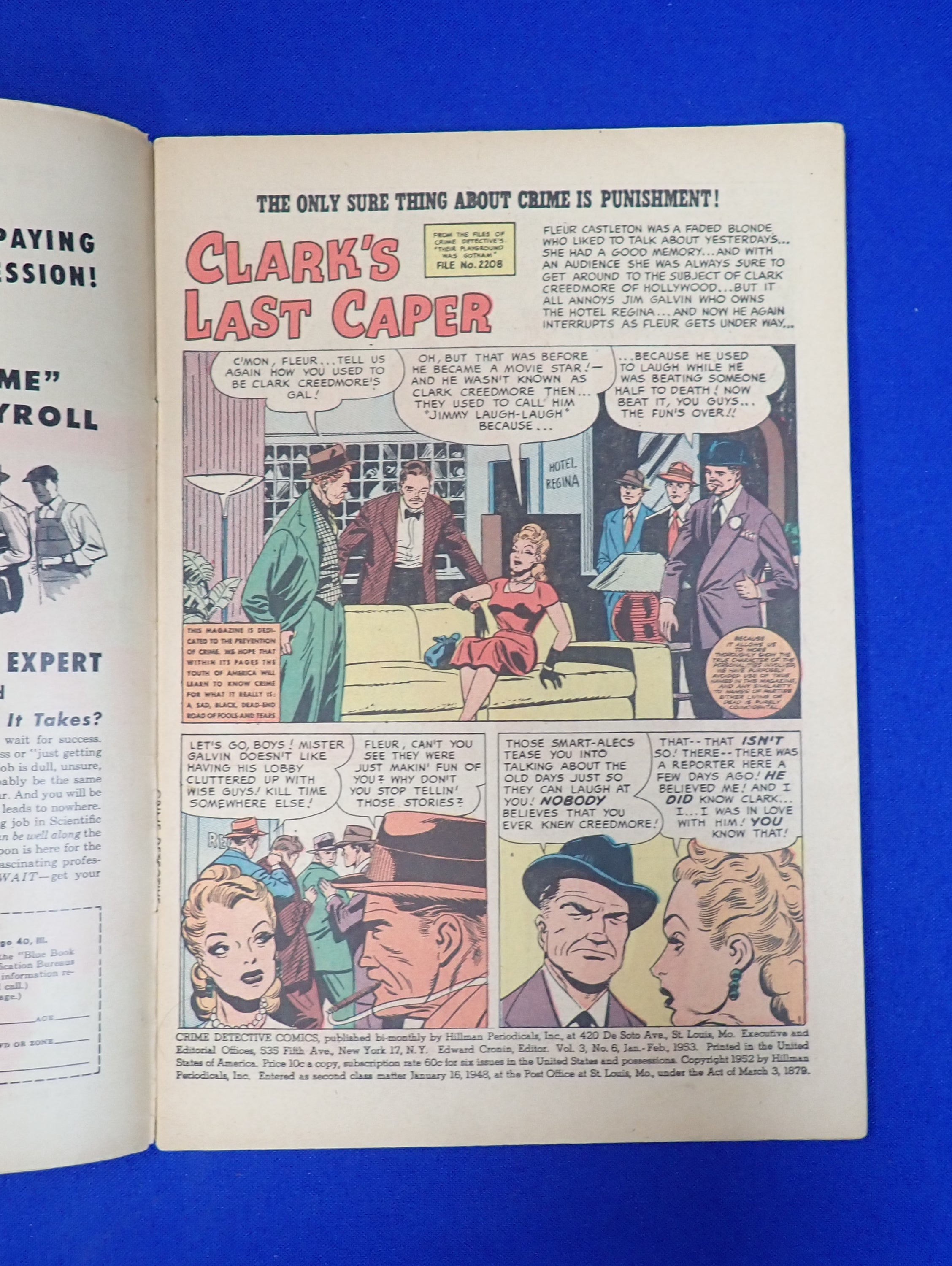 Crime Detective Comics Vol. 3 #6 (1953) - VG(4.0)